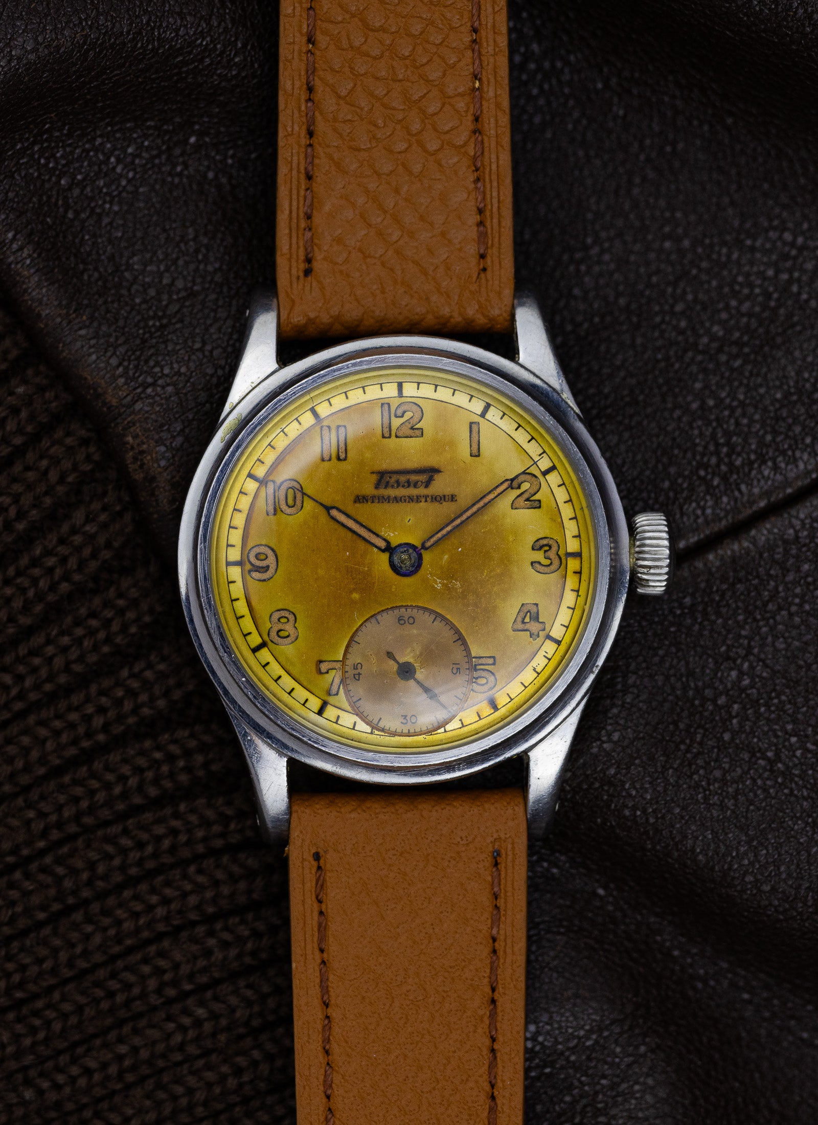 1940s Tissot Small Second Tropical Dial