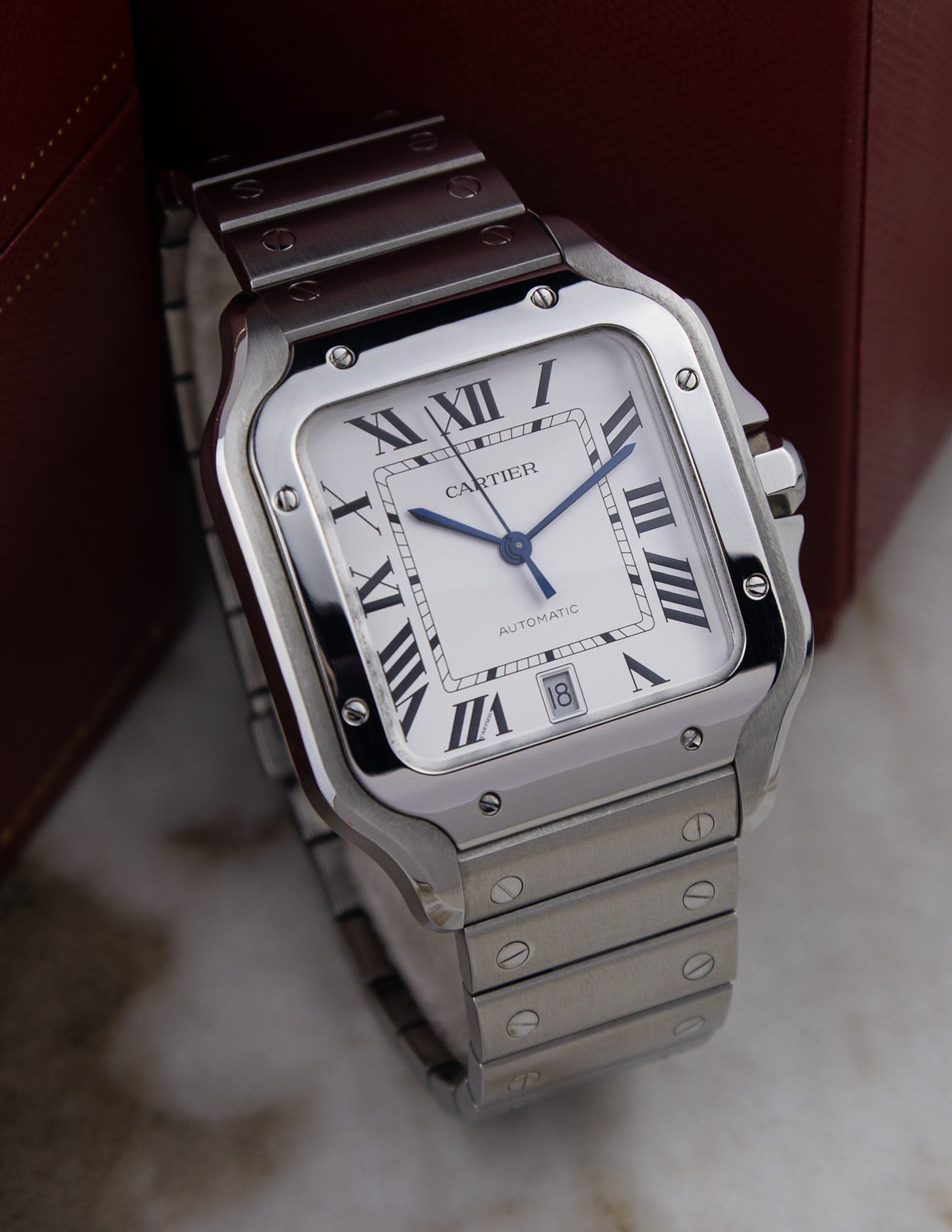 2023 Cartier Santos Large WSSA0018 Full Set