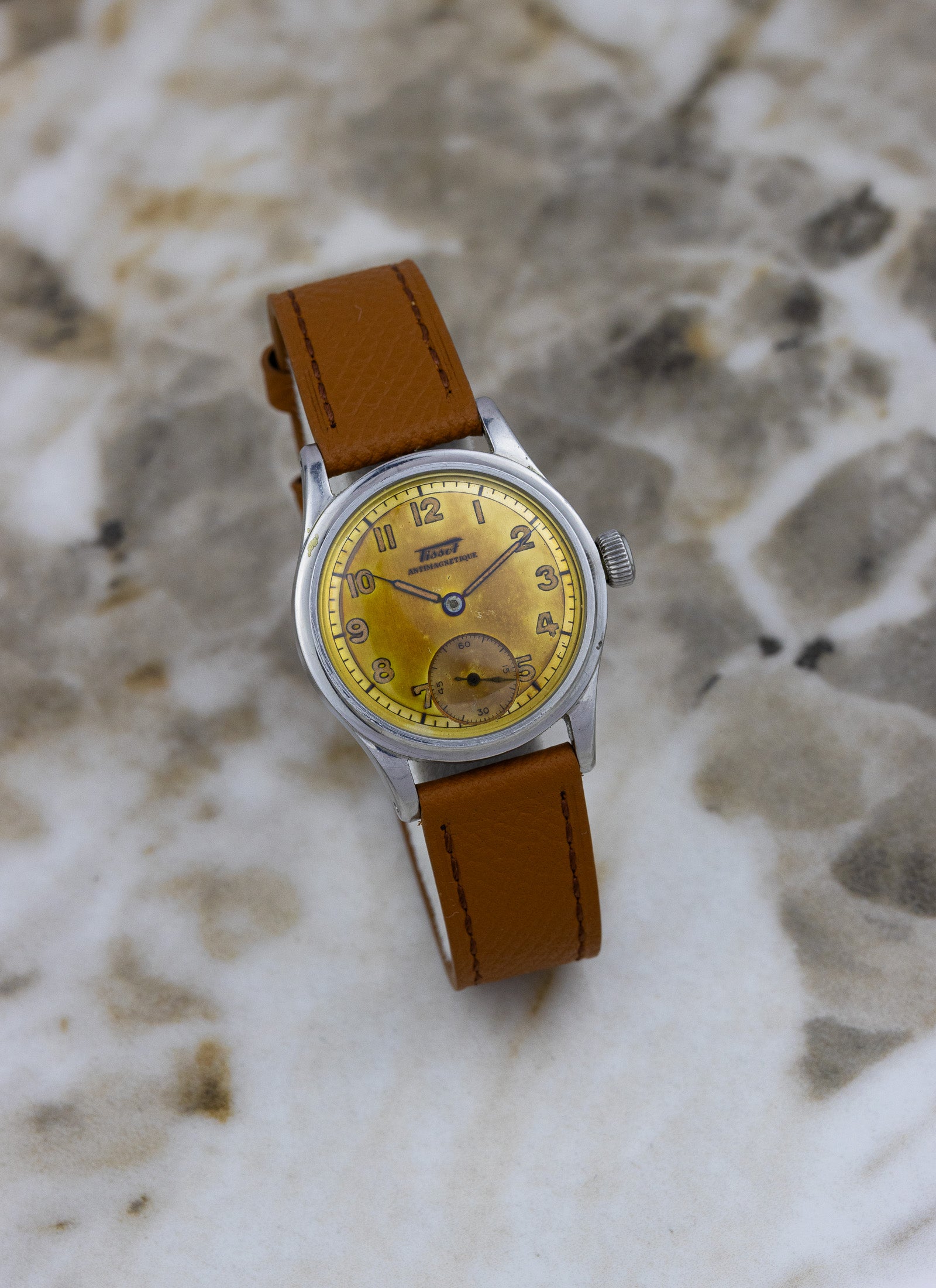 1940s Tissot Small Second Tropical Dial