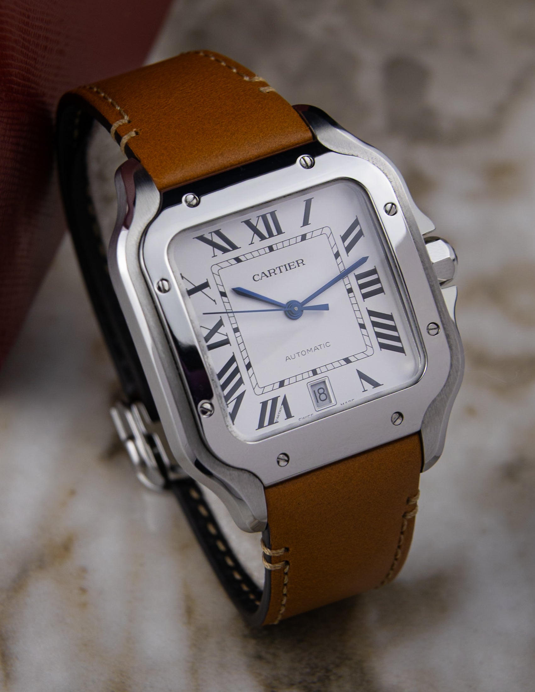 2023 Cartier Santos Large WSSA0018 Full Set