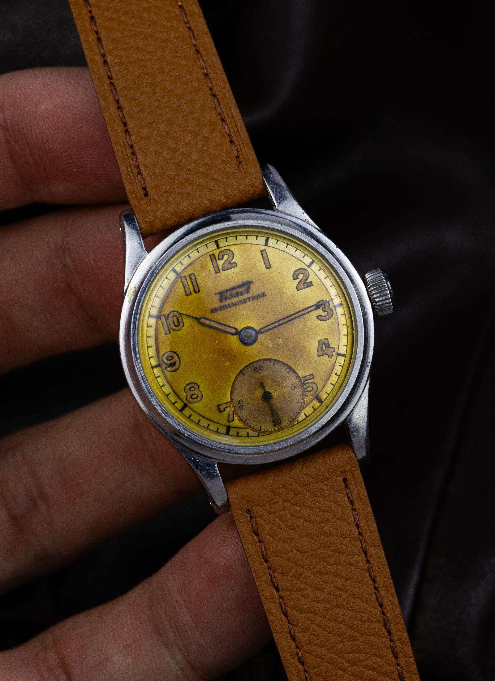 1940s Tissot Small Second Tropical Dial