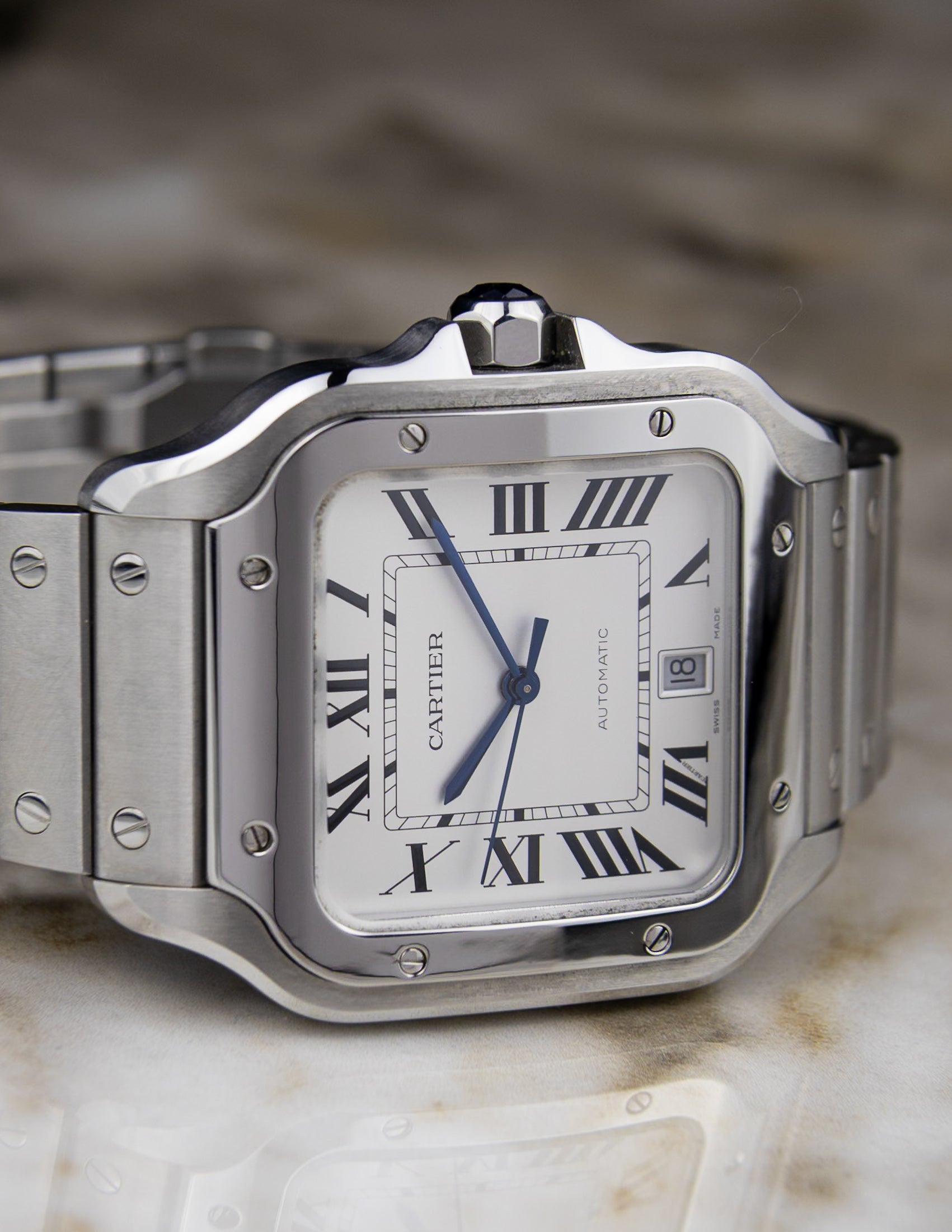 2023 Cartier Santos Large WSSA0018 Full Set