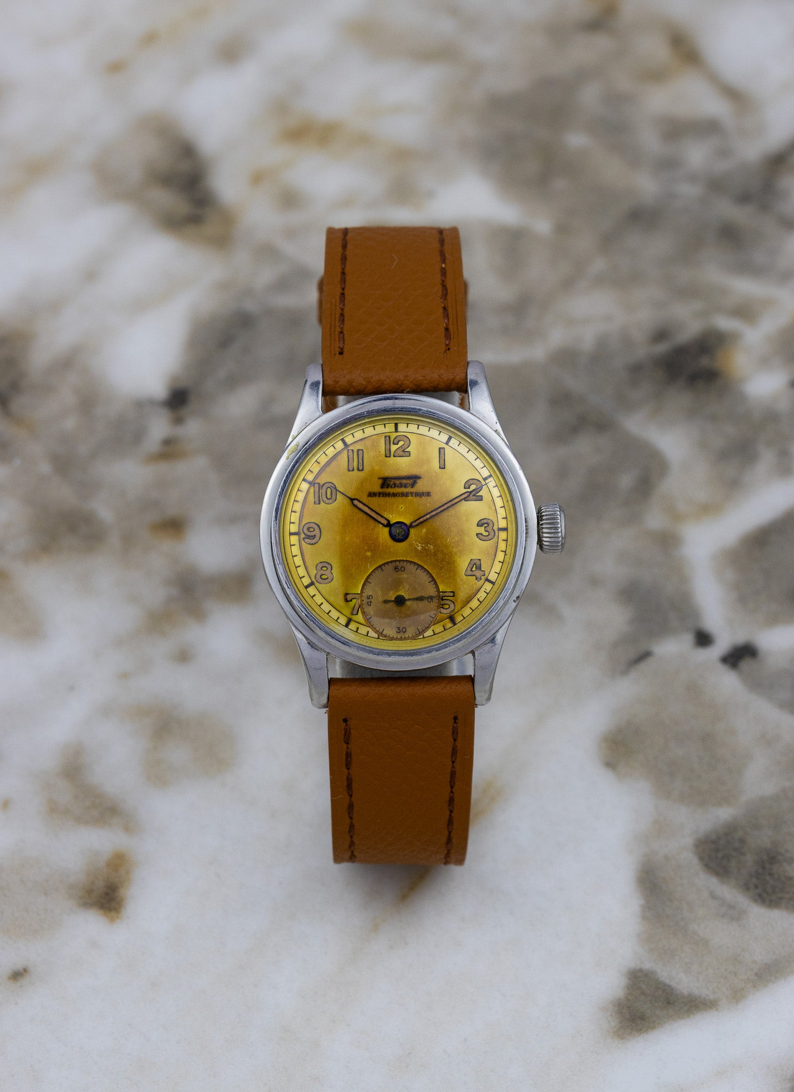 1940s Tissot Small Second Tropical Dial