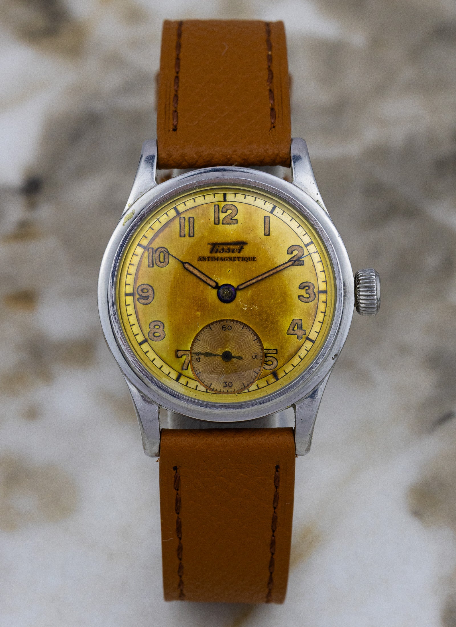 1940s Tissot Small Second Tropical Dial