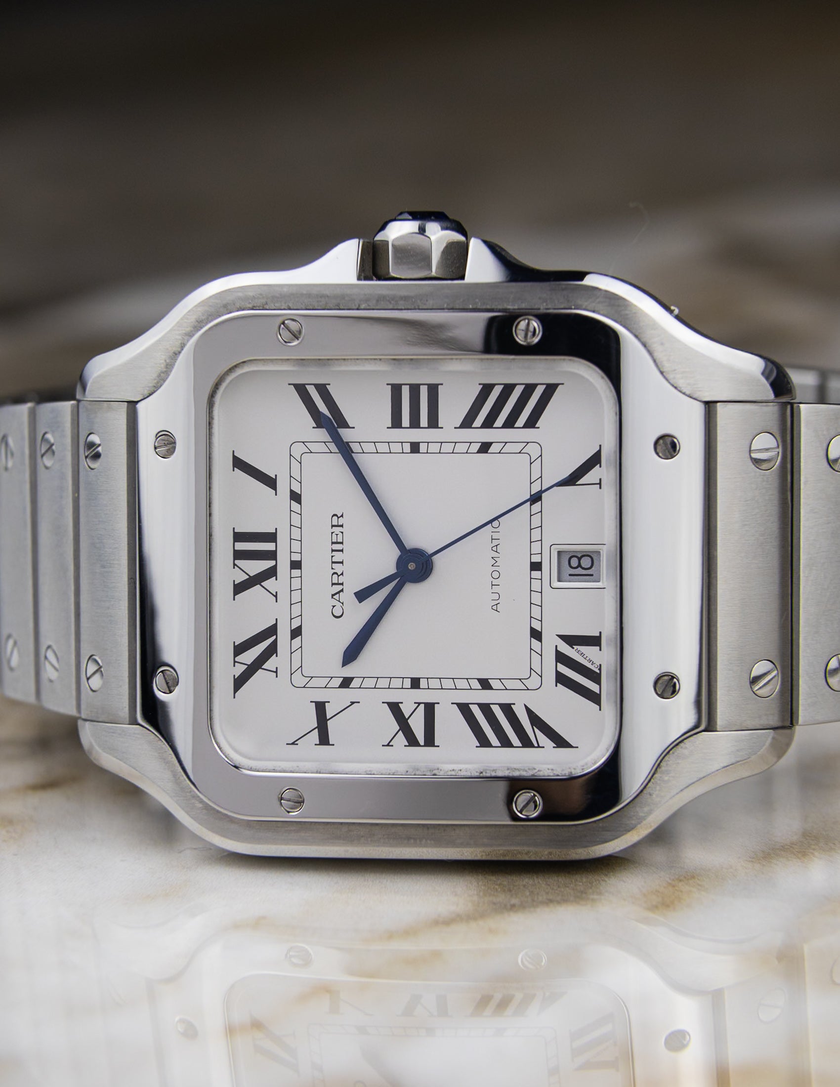 2023 Cartier Santos Large WSSA0018 Full Set