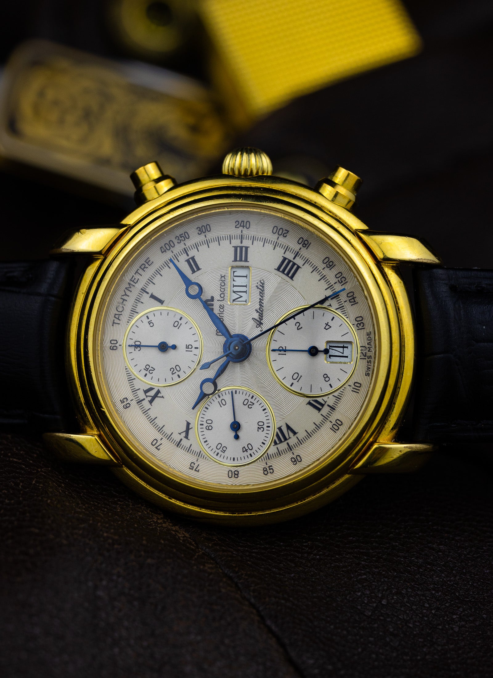 1990s Maurice Lacroix Chronograph Day Date 39353