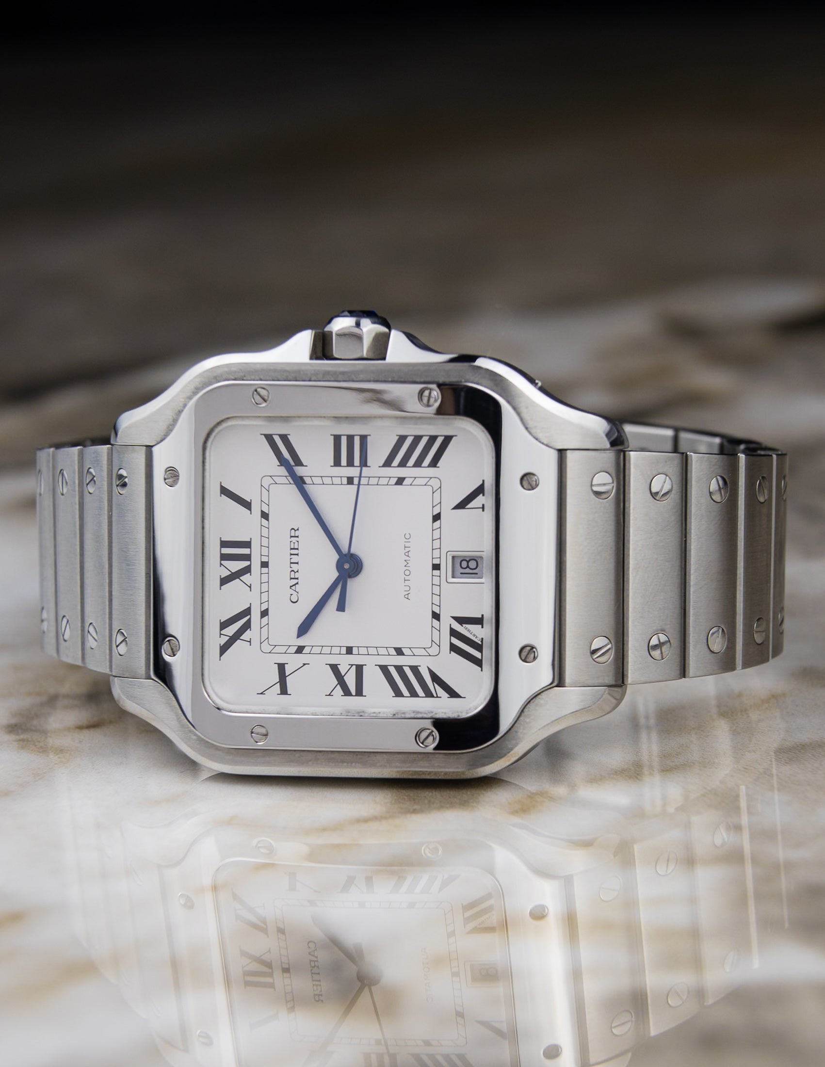 2023 Cartier Santos Large WSSA0018 Full Set