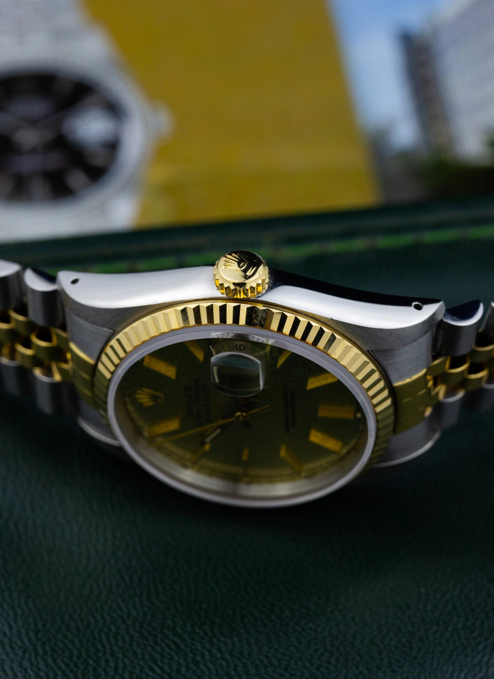 1990 Rolex Datejust Anniversary Dial 16233 Box