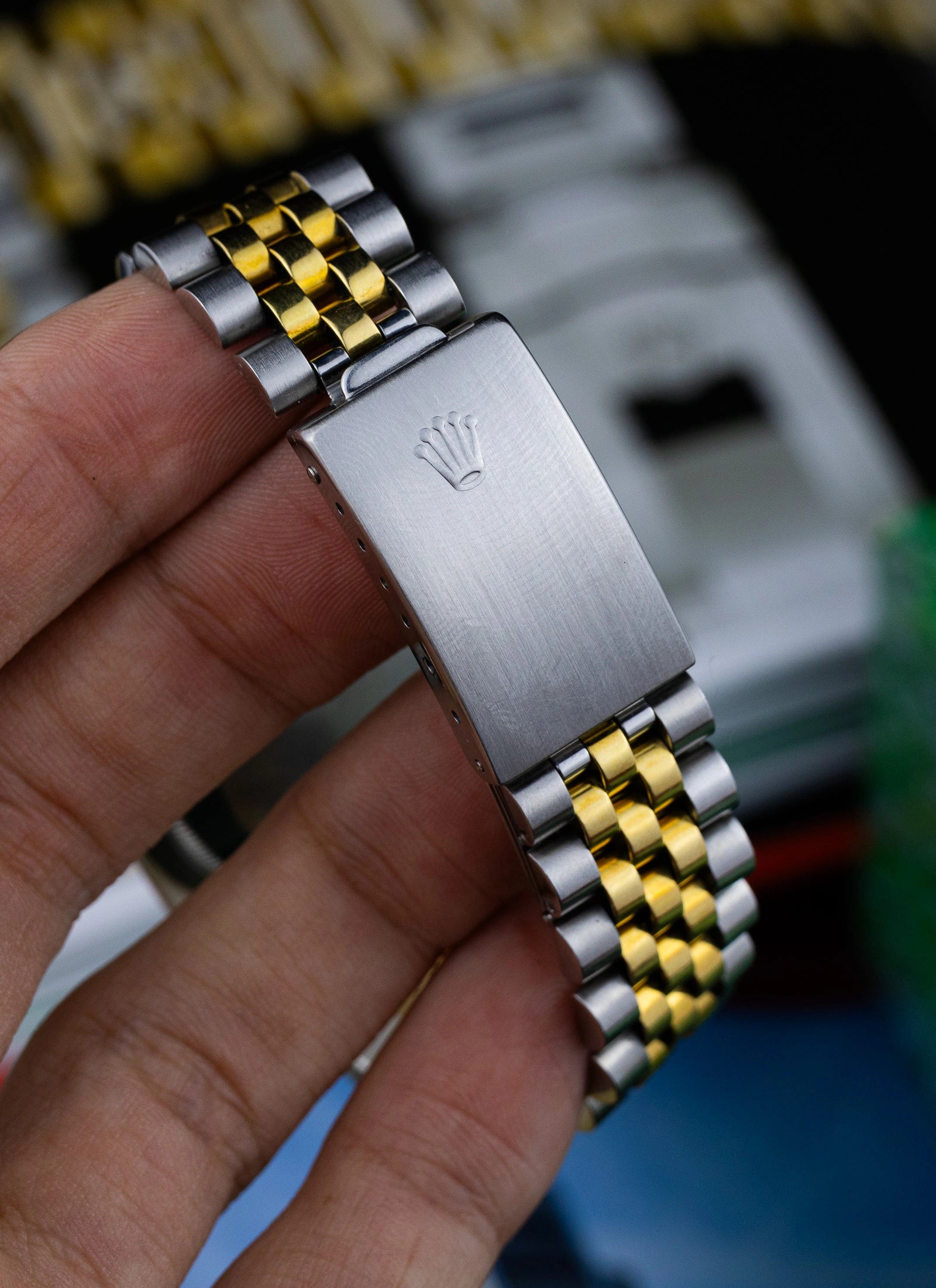 1990 Rolex Datejust Anniversary Dial 16233 Box