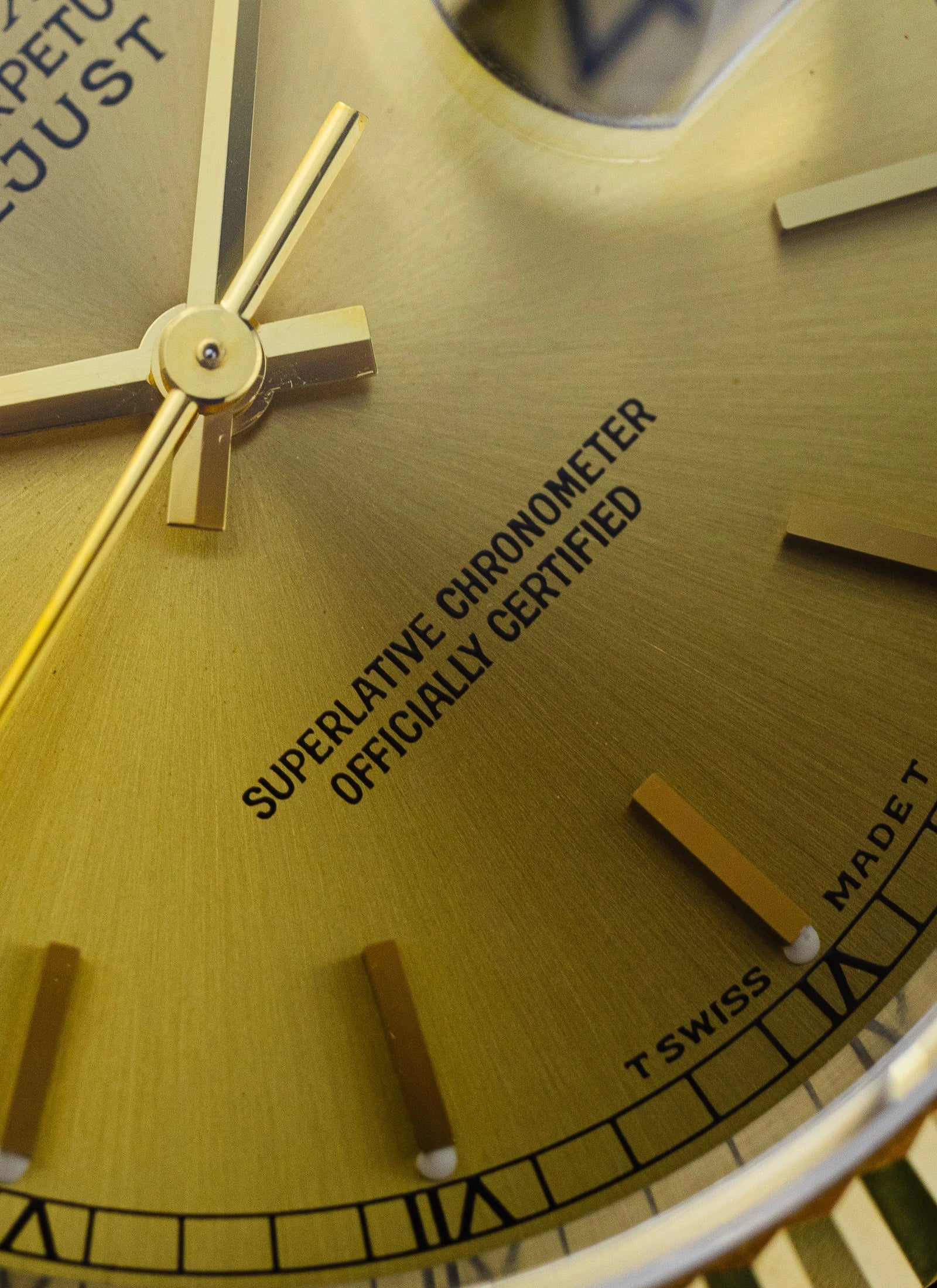 1996 Rolex Datejust Champagne Dial 16233 Full Set