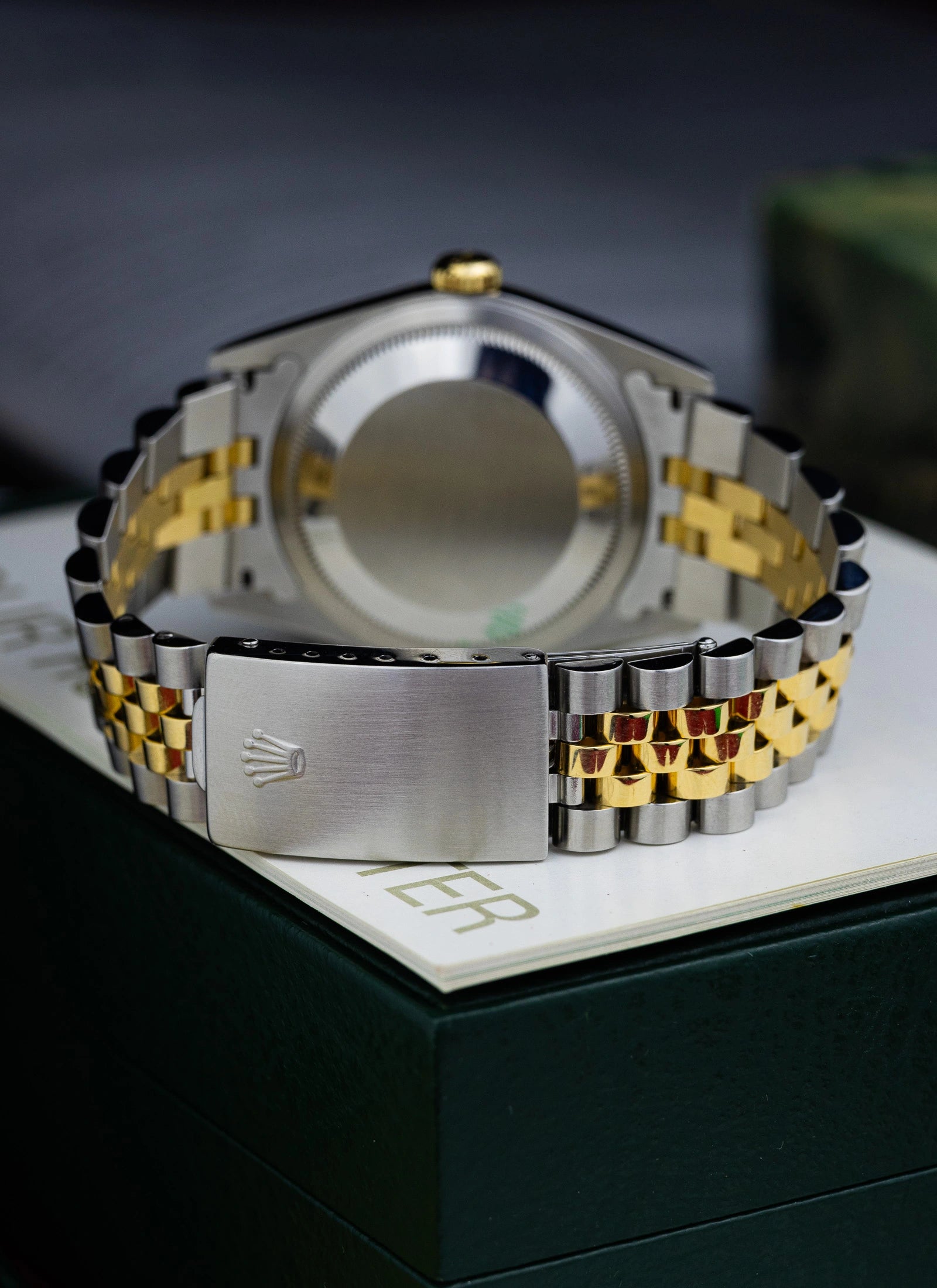 1996 Rolex Datejust Champagne Dial 16233 Full Set