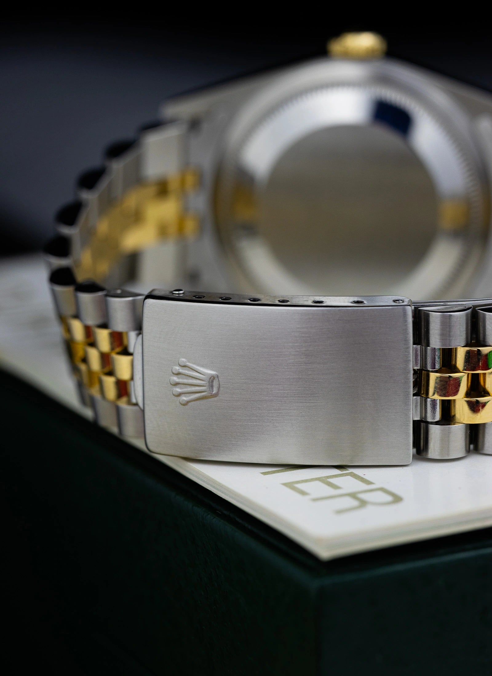 1996 Rolex Datejust Champagne Dial 16233 Full Set