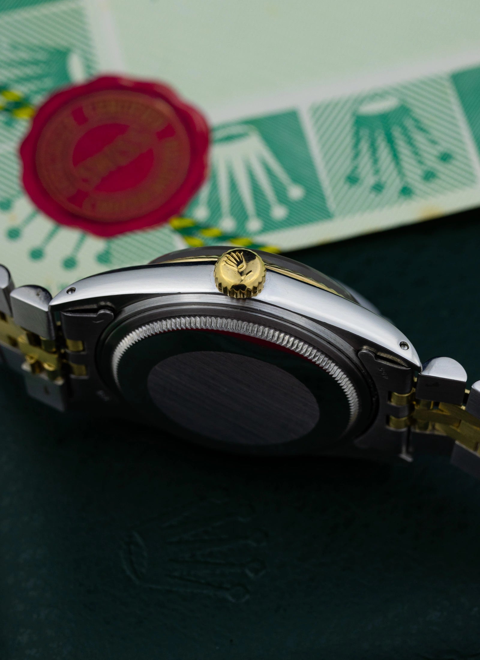 1980 Rolex Datejust Tapestry Dial 16013 Full Set