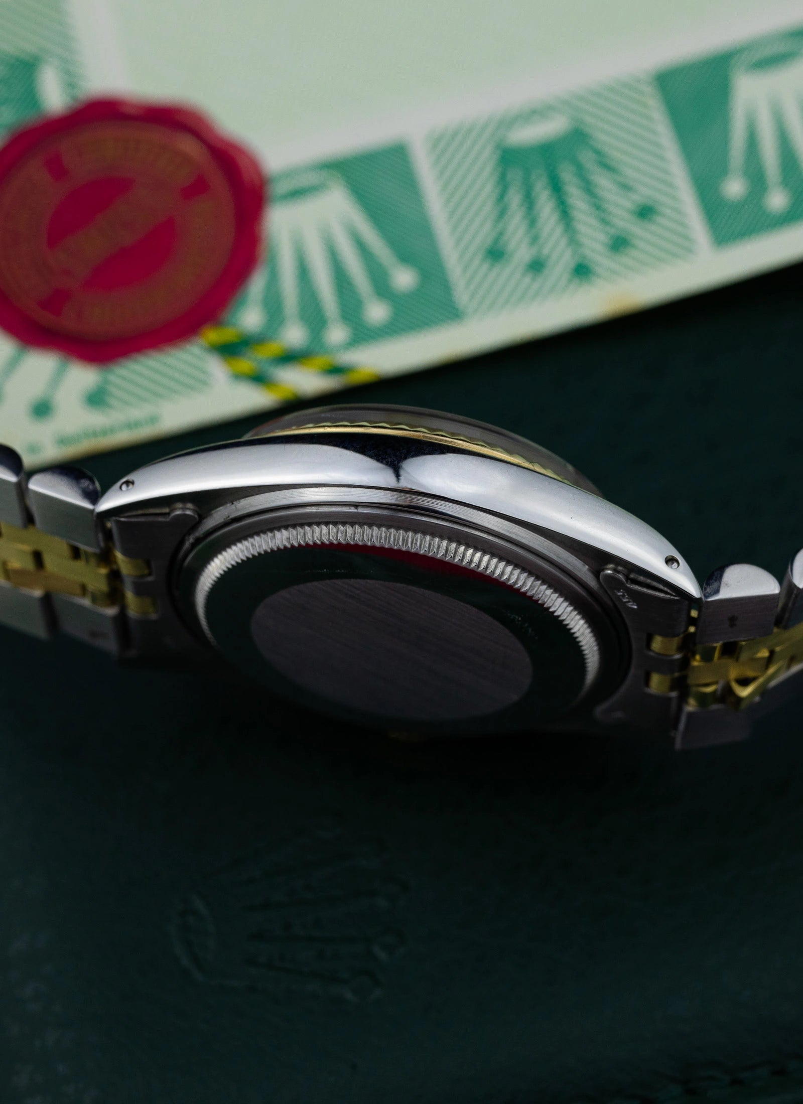 1980 Rolex Datejust Tapestry Dial 16013 Full Set