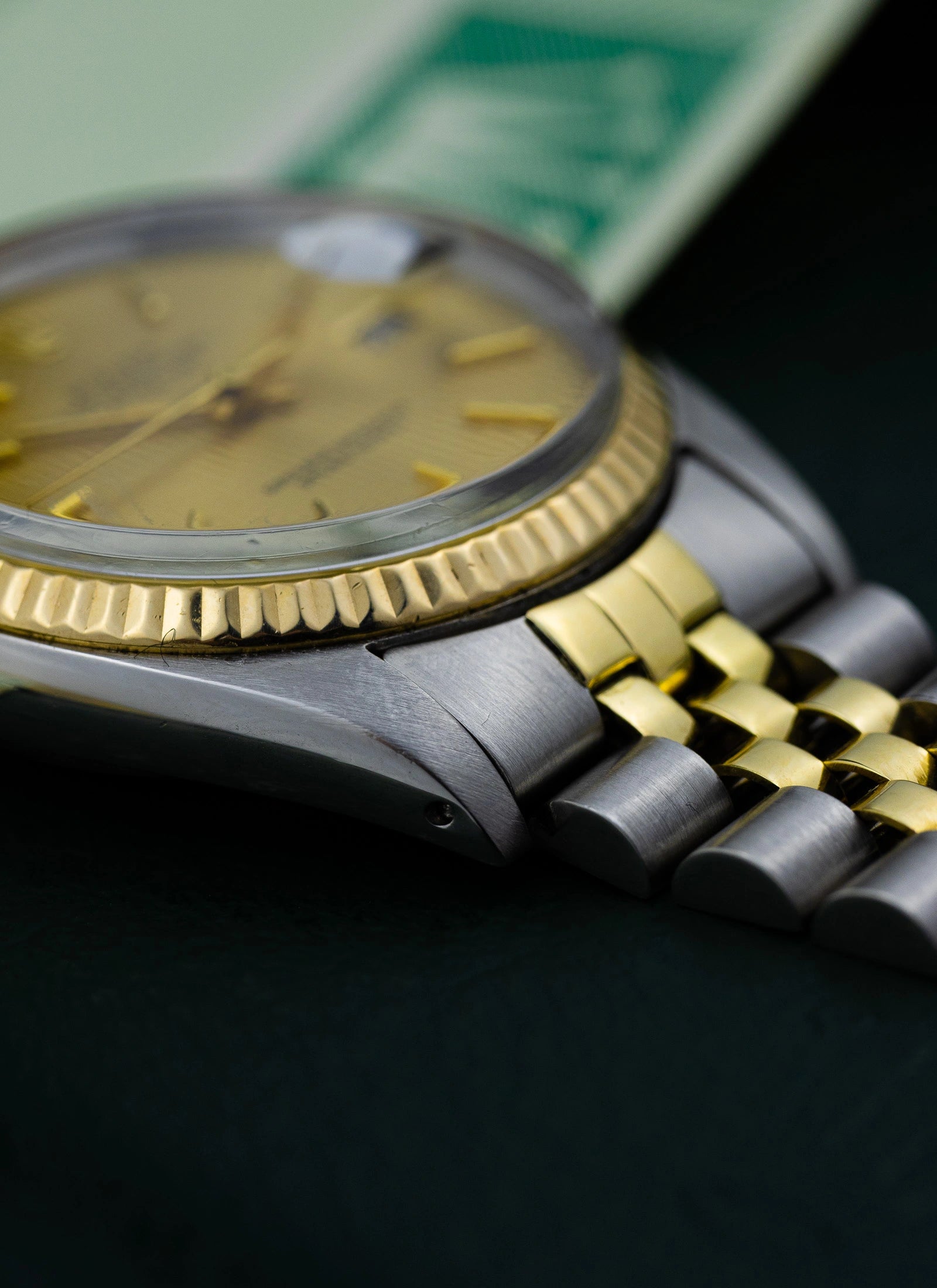 1980 Rolex Datejust Tapestry Dial 16013 Full Set