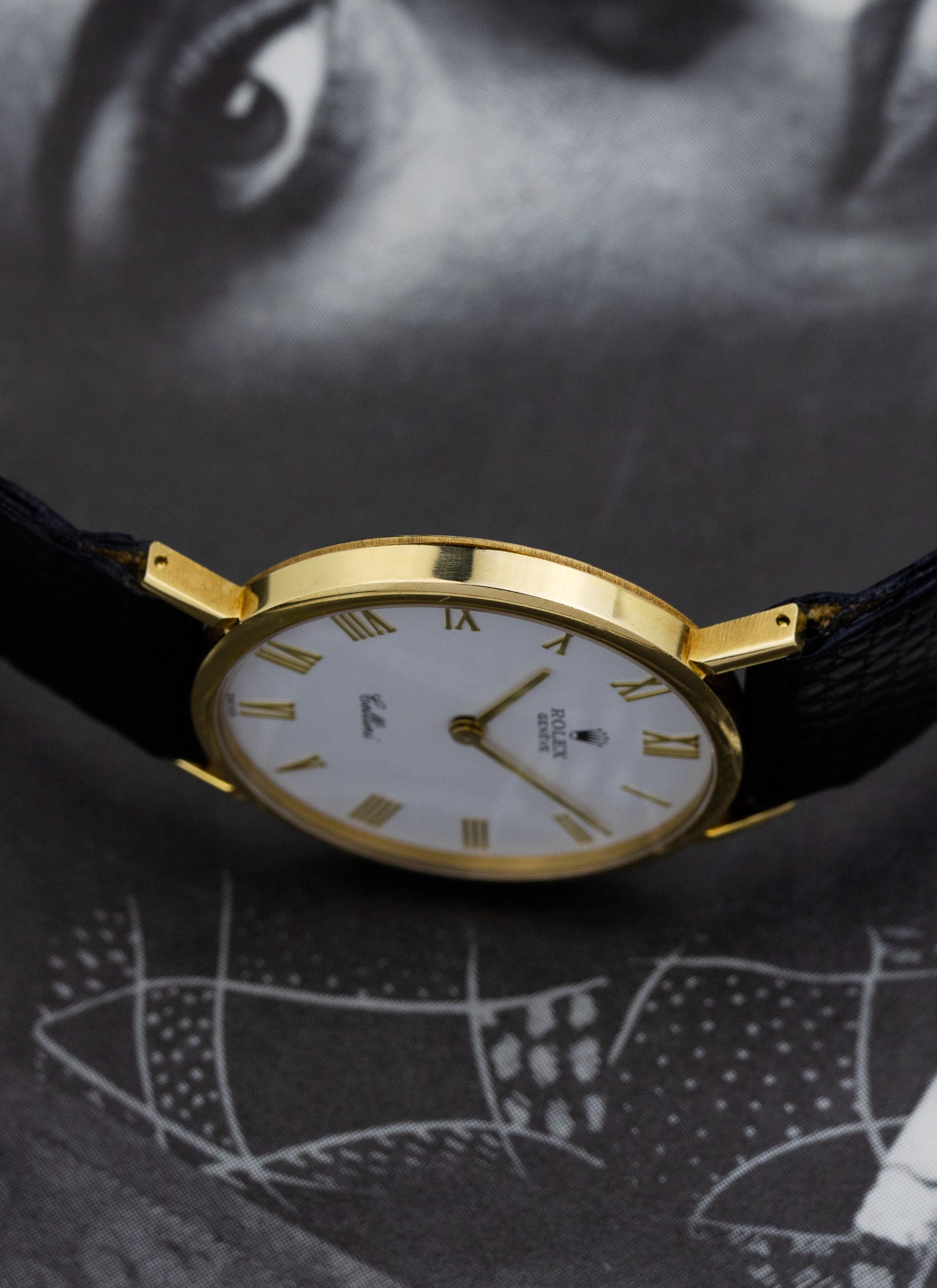 1990 18K Rolex Cellini Roman Dial 5112