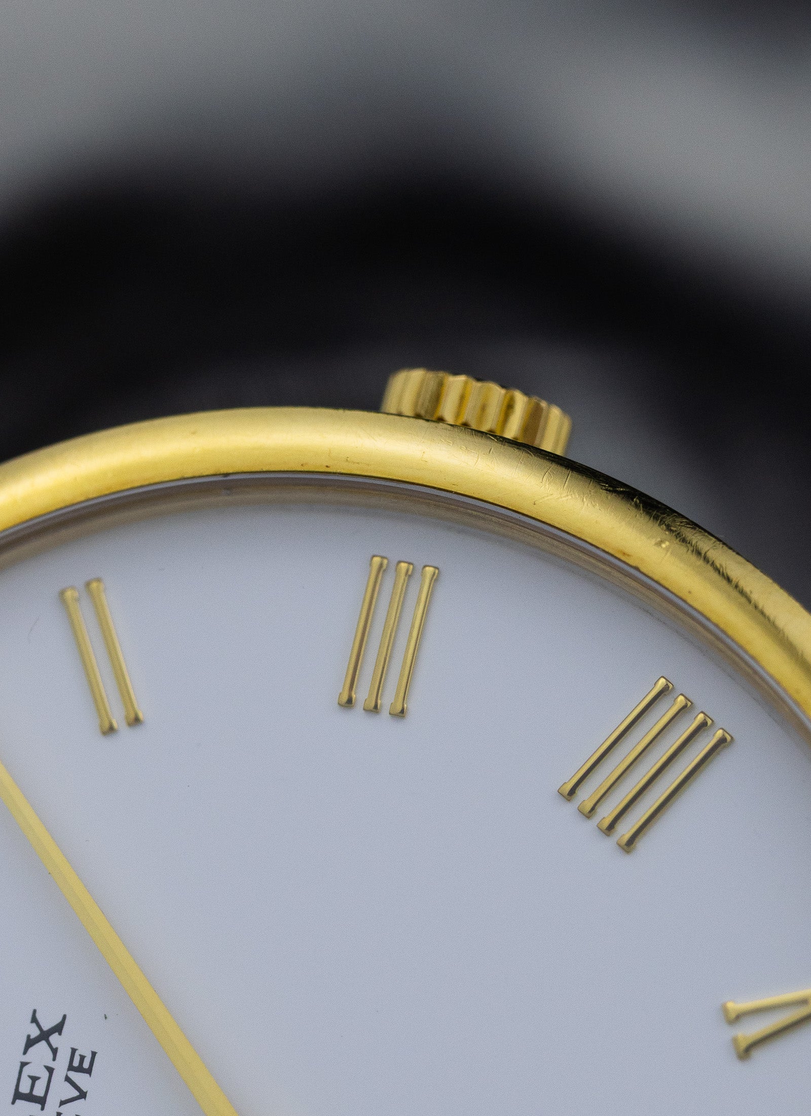 1990 18K Rolex Cellini Roman Dial 5112