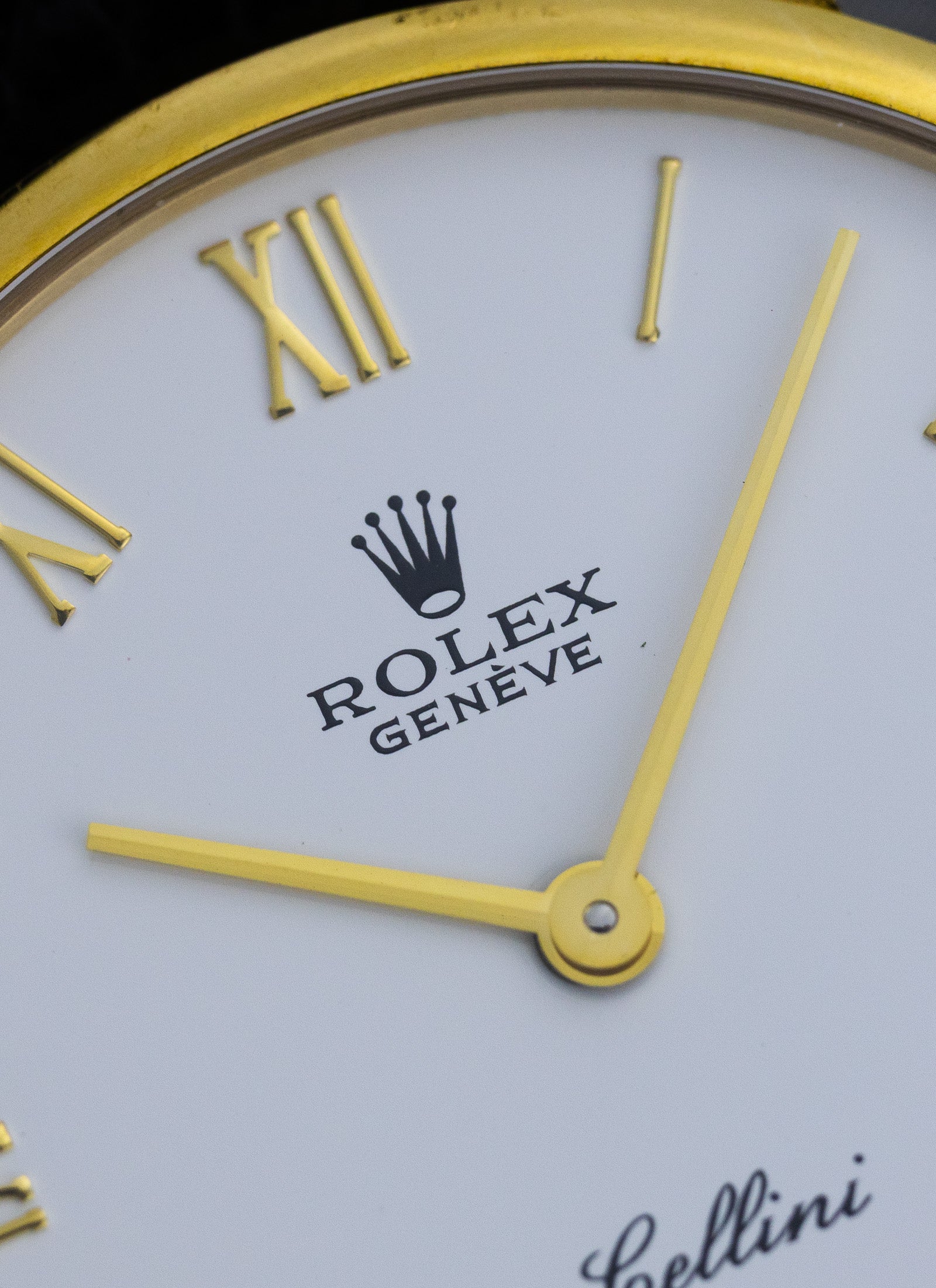 1990 18K Rolex Cellini Roman Dial 5112