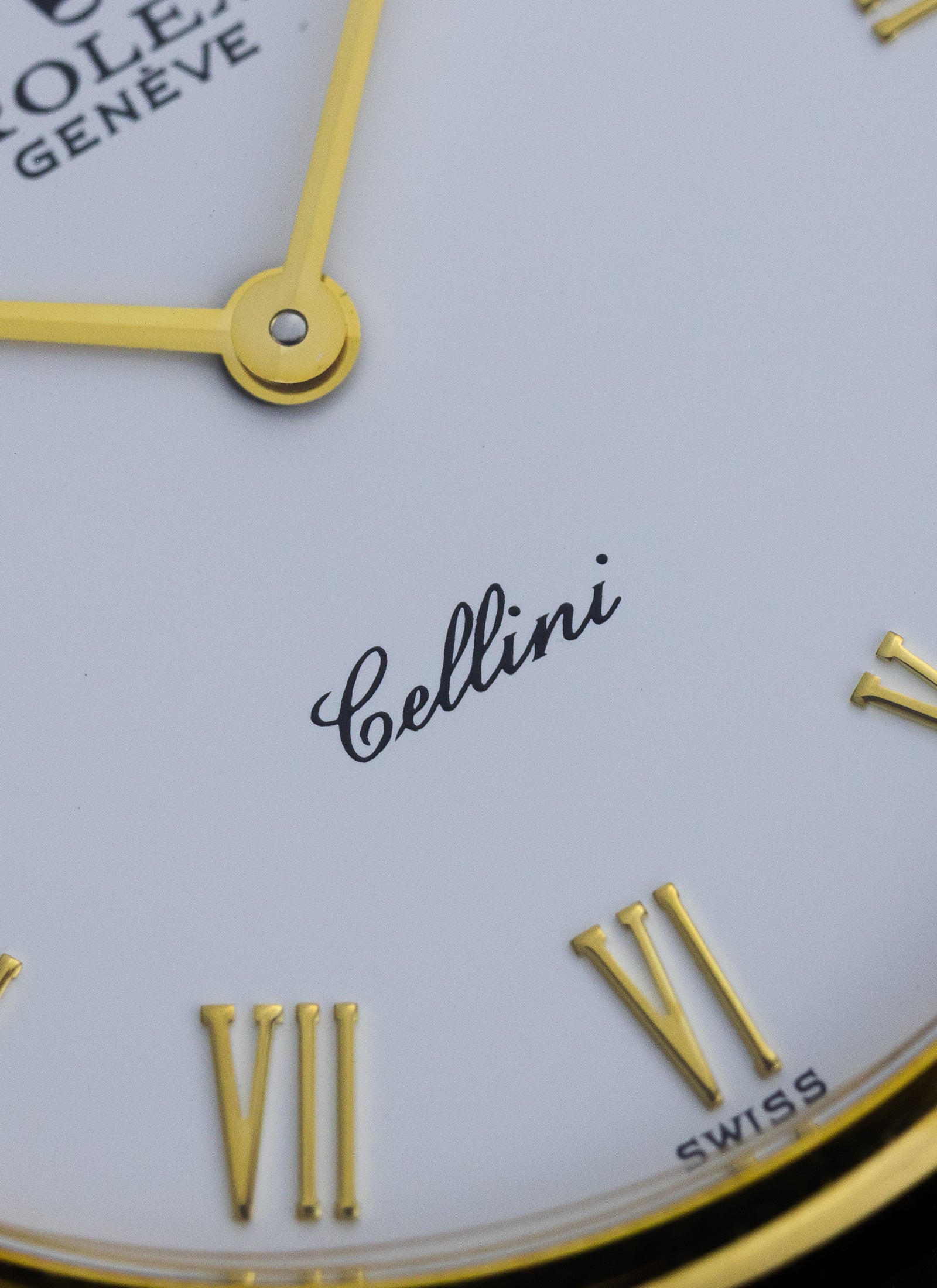 1990 18K Rolex Cellini Roman Dial 5112