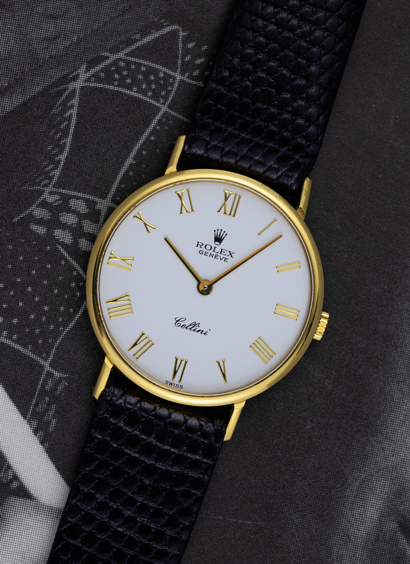 1990 18K Rolex Cellini Roman Dial 5112