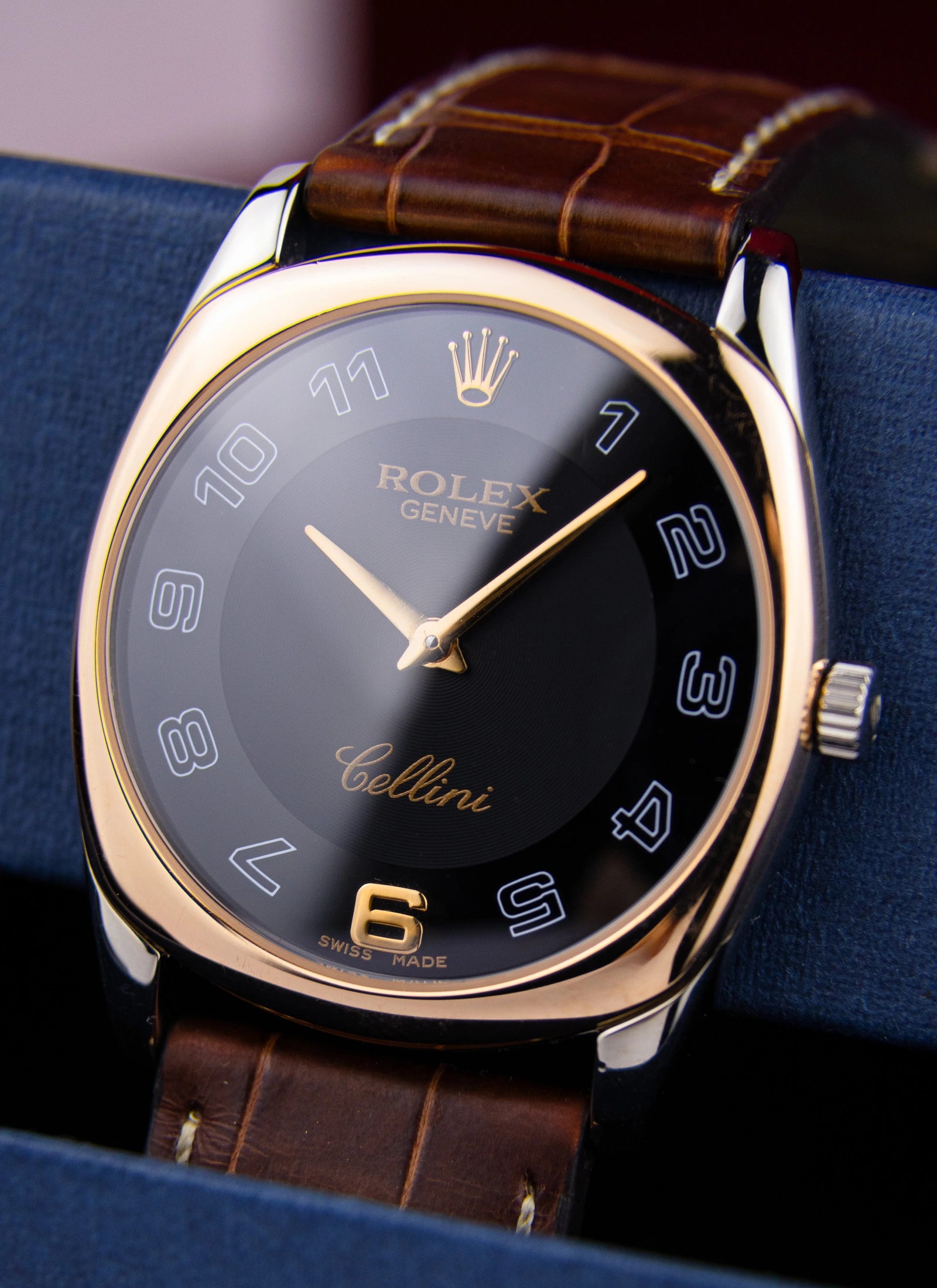 1999 18K white/rose Rolex Cellini 4233