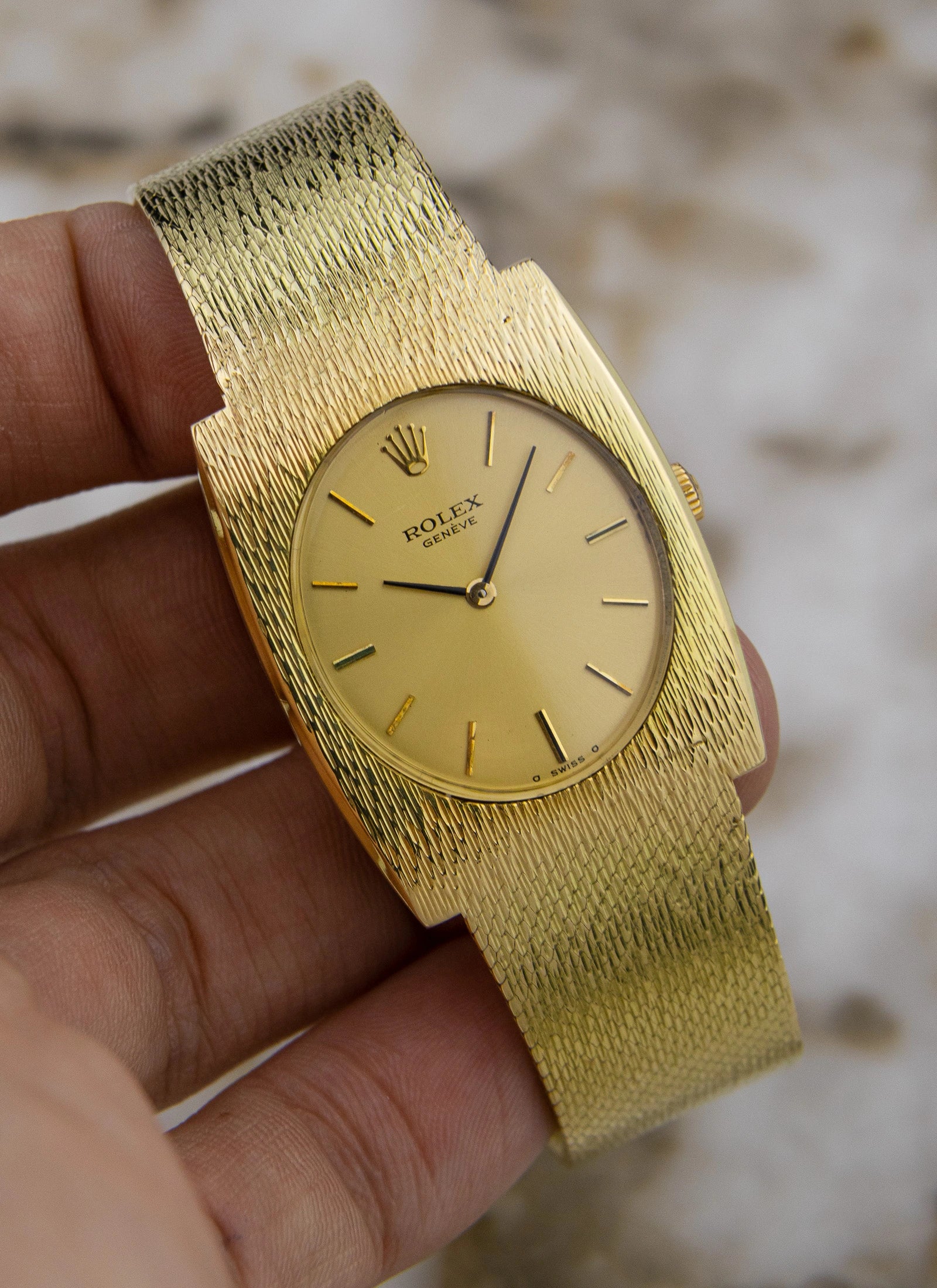 1970s 14K Rolex Cellini 93509 cal. 1600