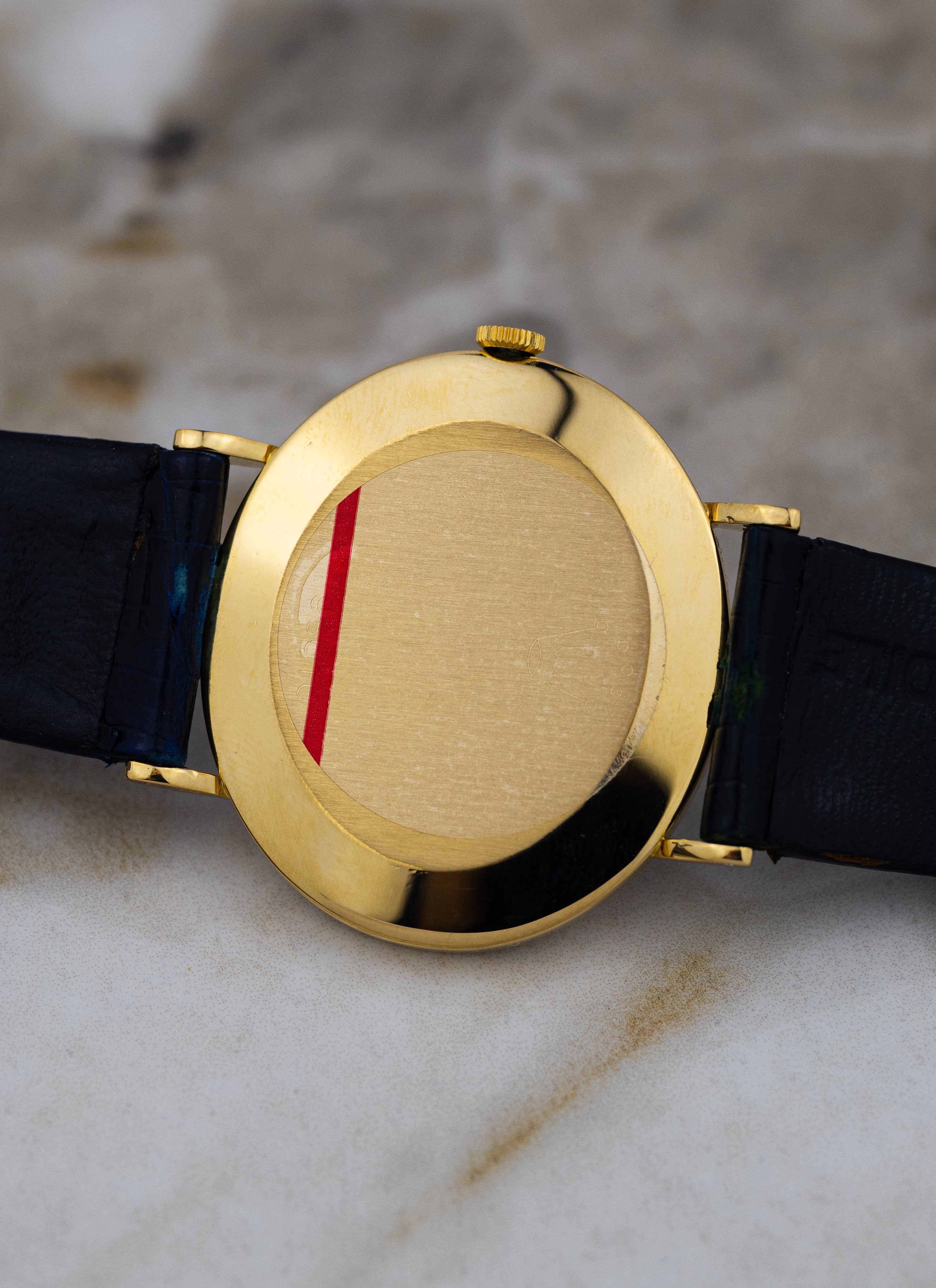 1974 18K Rolex Cellini Blue Vignette 4083