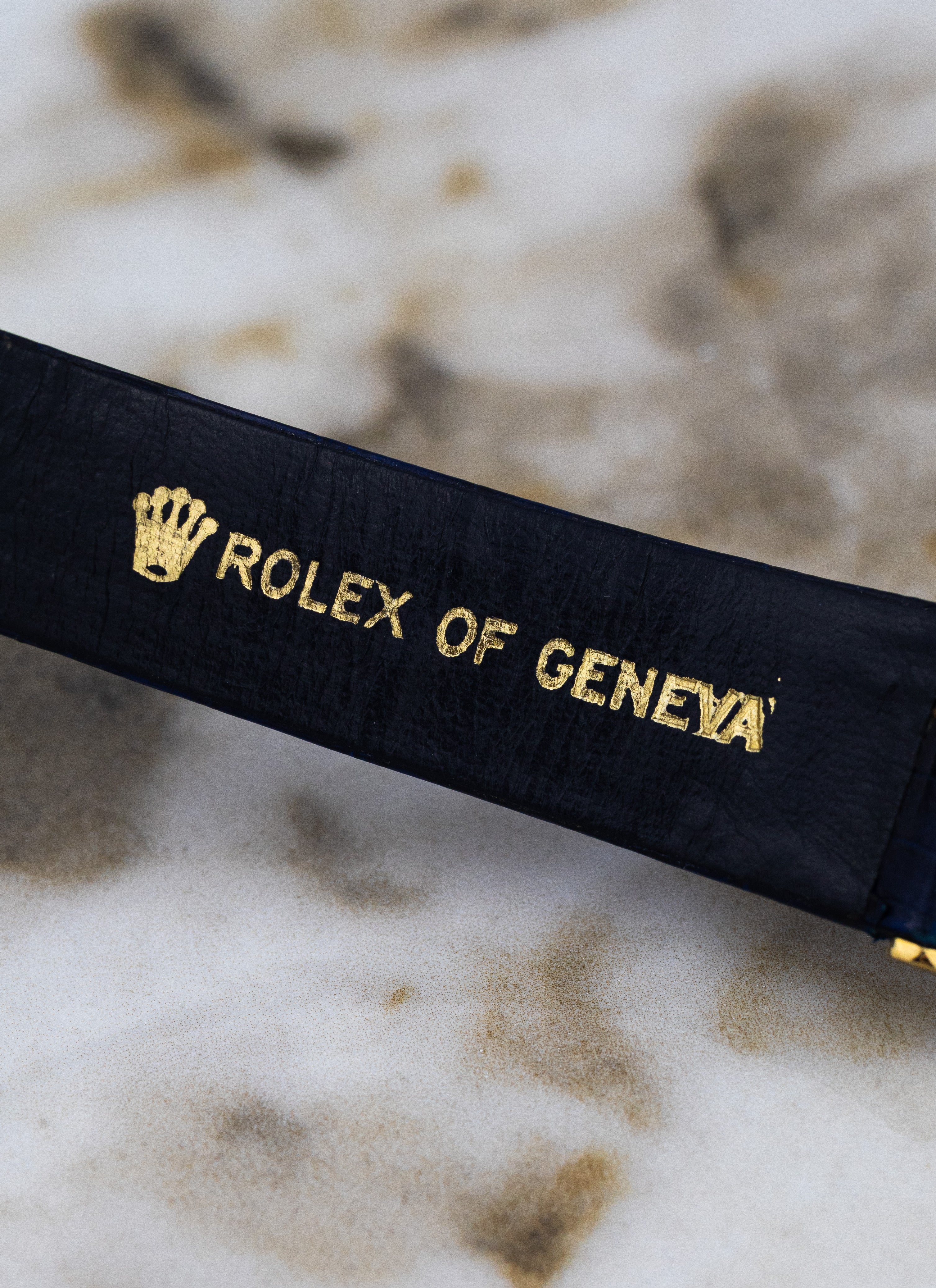 1974 18K Rolex Cellini Blue Vignette 4083