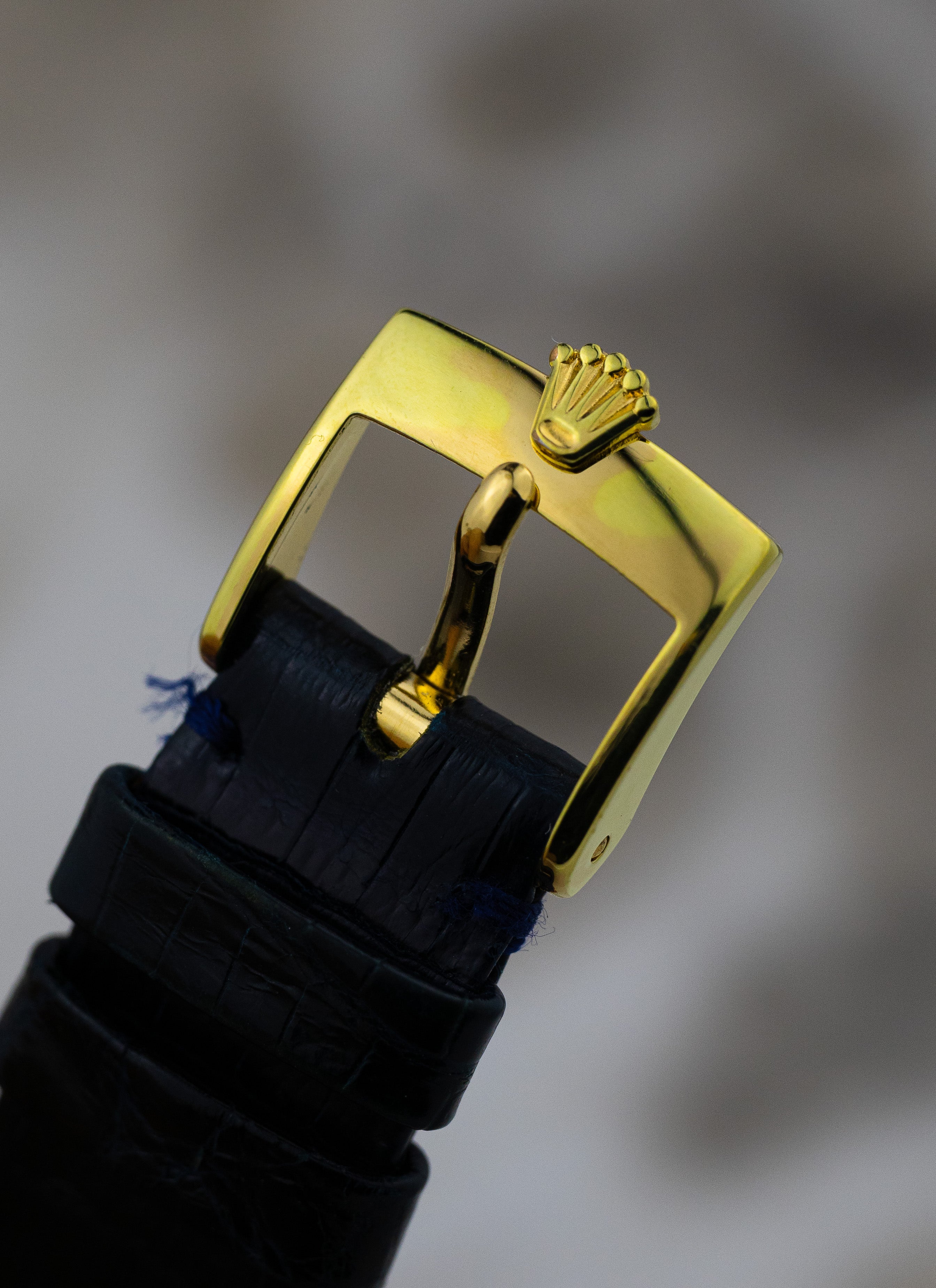 1974 18K Rolex Cellini Blue Vignette 4083
