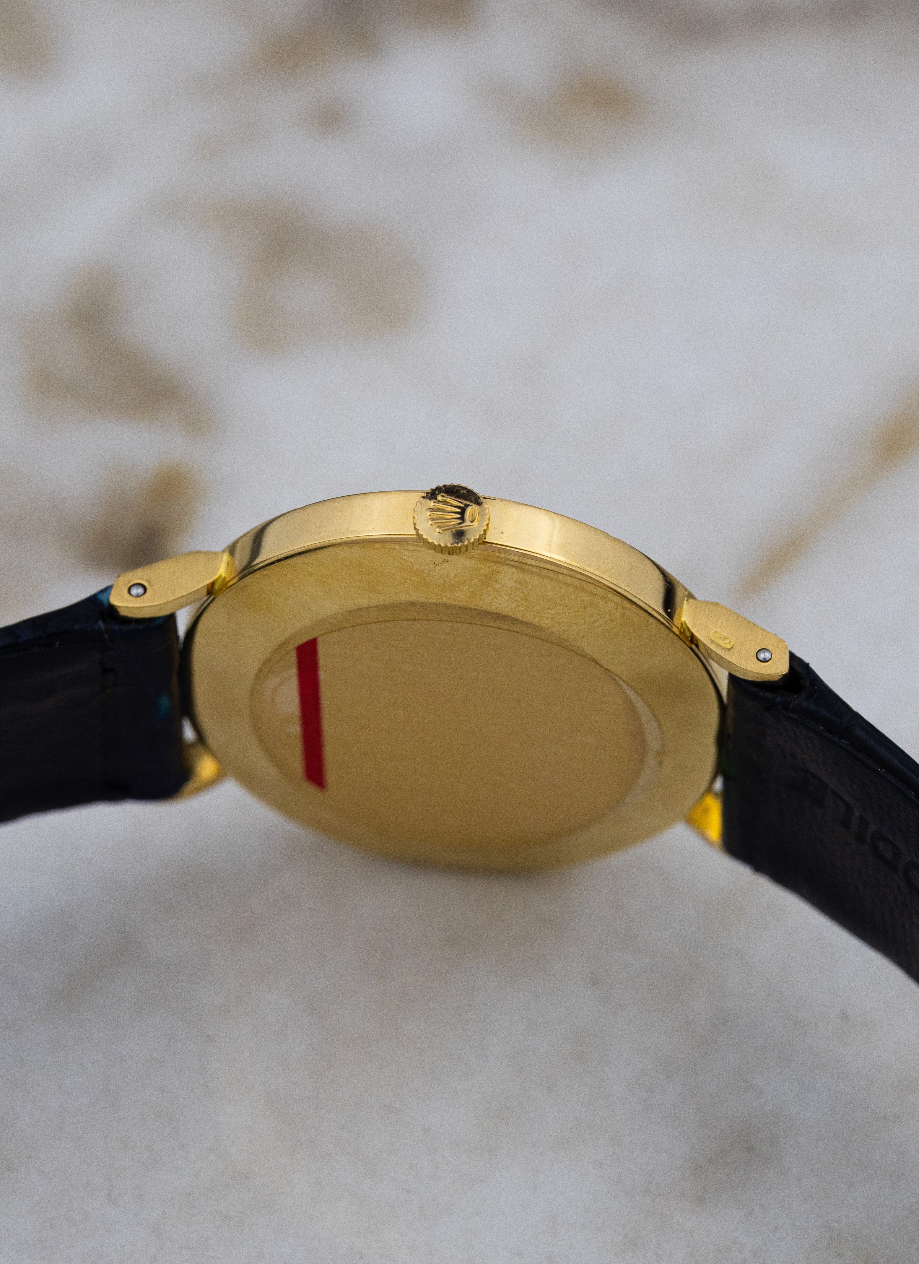 1974 18K Rolex Cellini Blue Vignette 4083