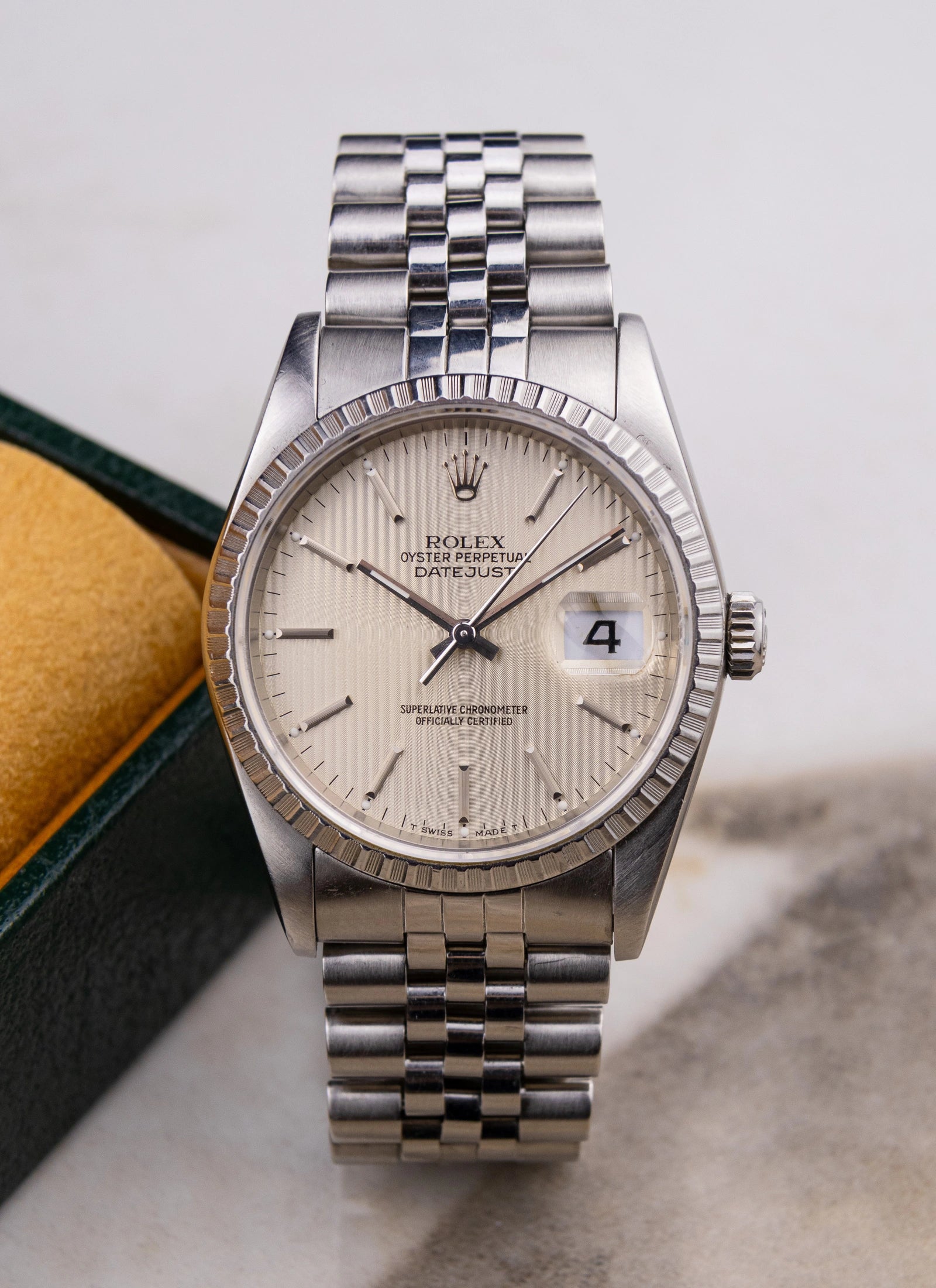 1989 Rolex Datejust 16220 Tapestry Dial