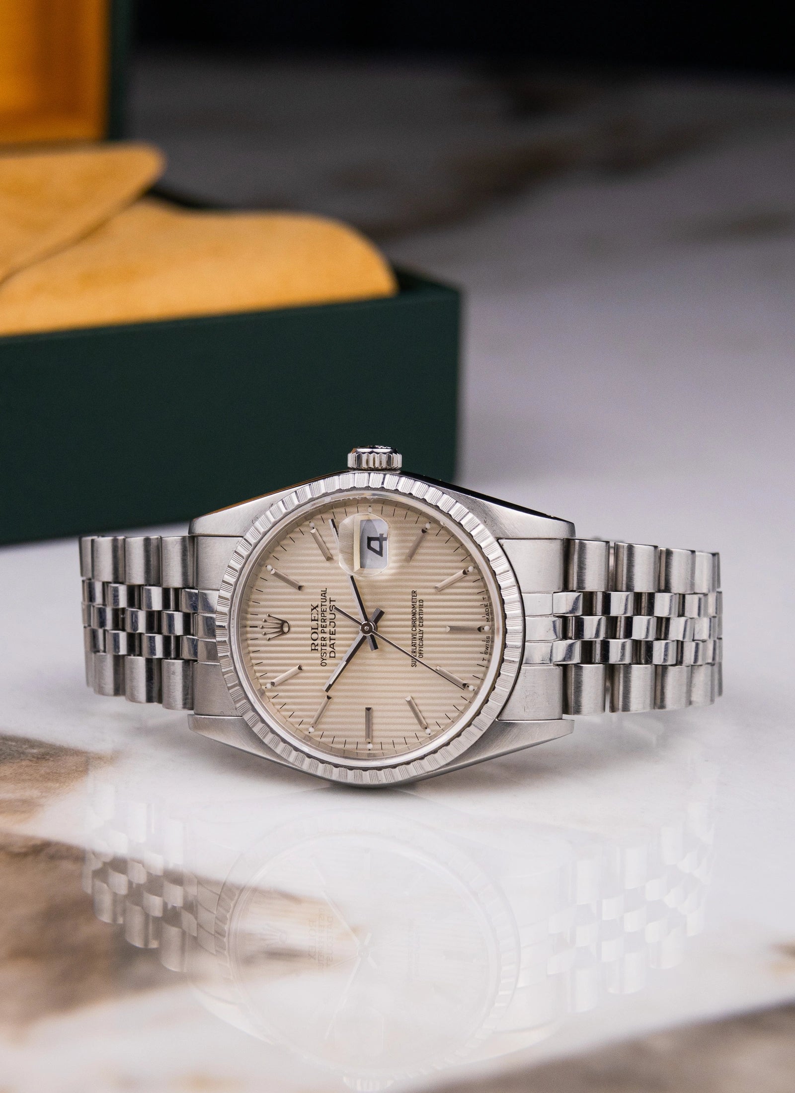 1989 Rolex Datejust 16220 Tapestry Dial