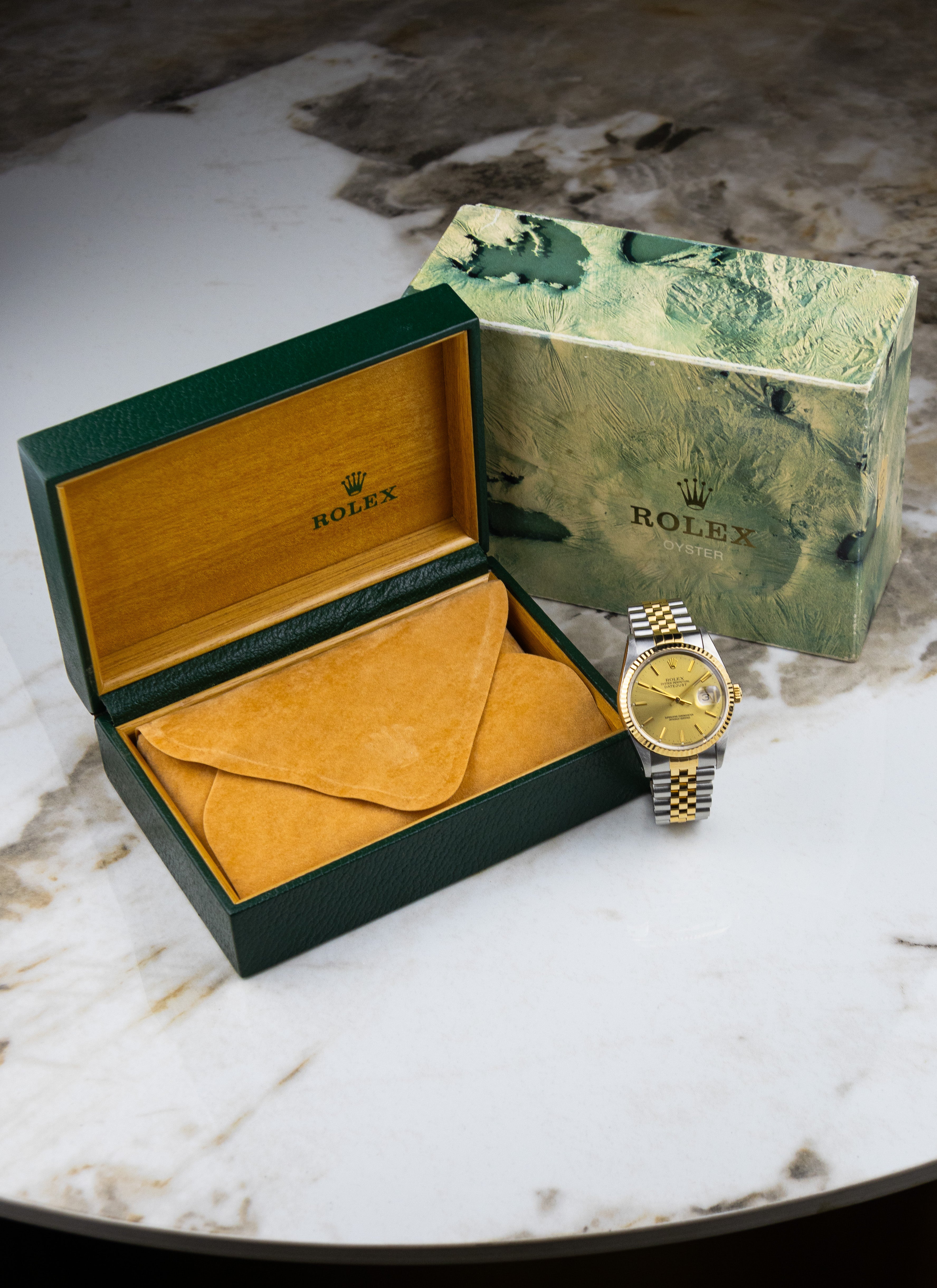 1991 Rolex Datejust 16233 Champagne Dial Full Set