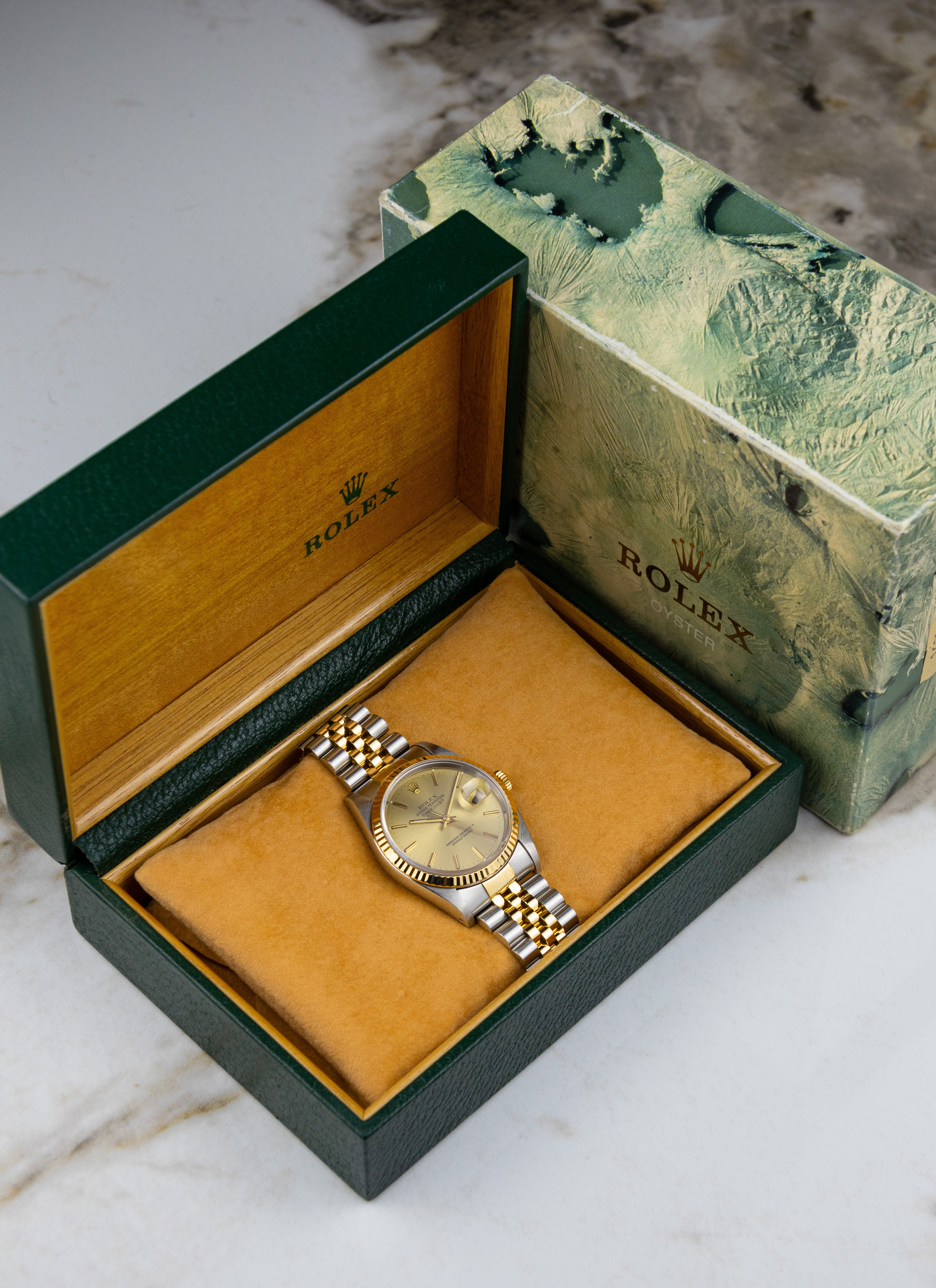 1991 Rolex Datejust 16233 Champagne Dial Full Set