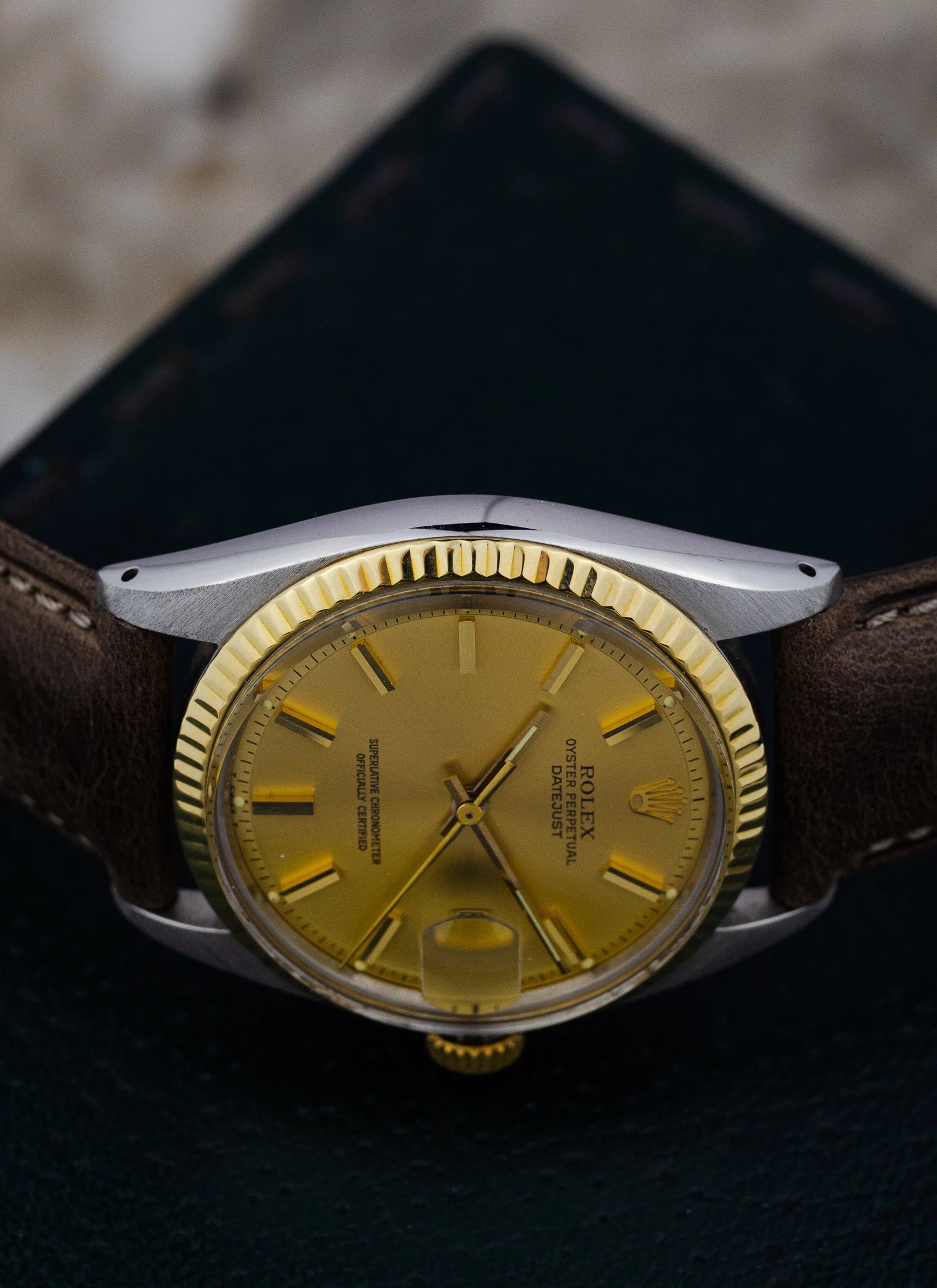 1976 Rolex Datejust 1601 Bicolor Champagne