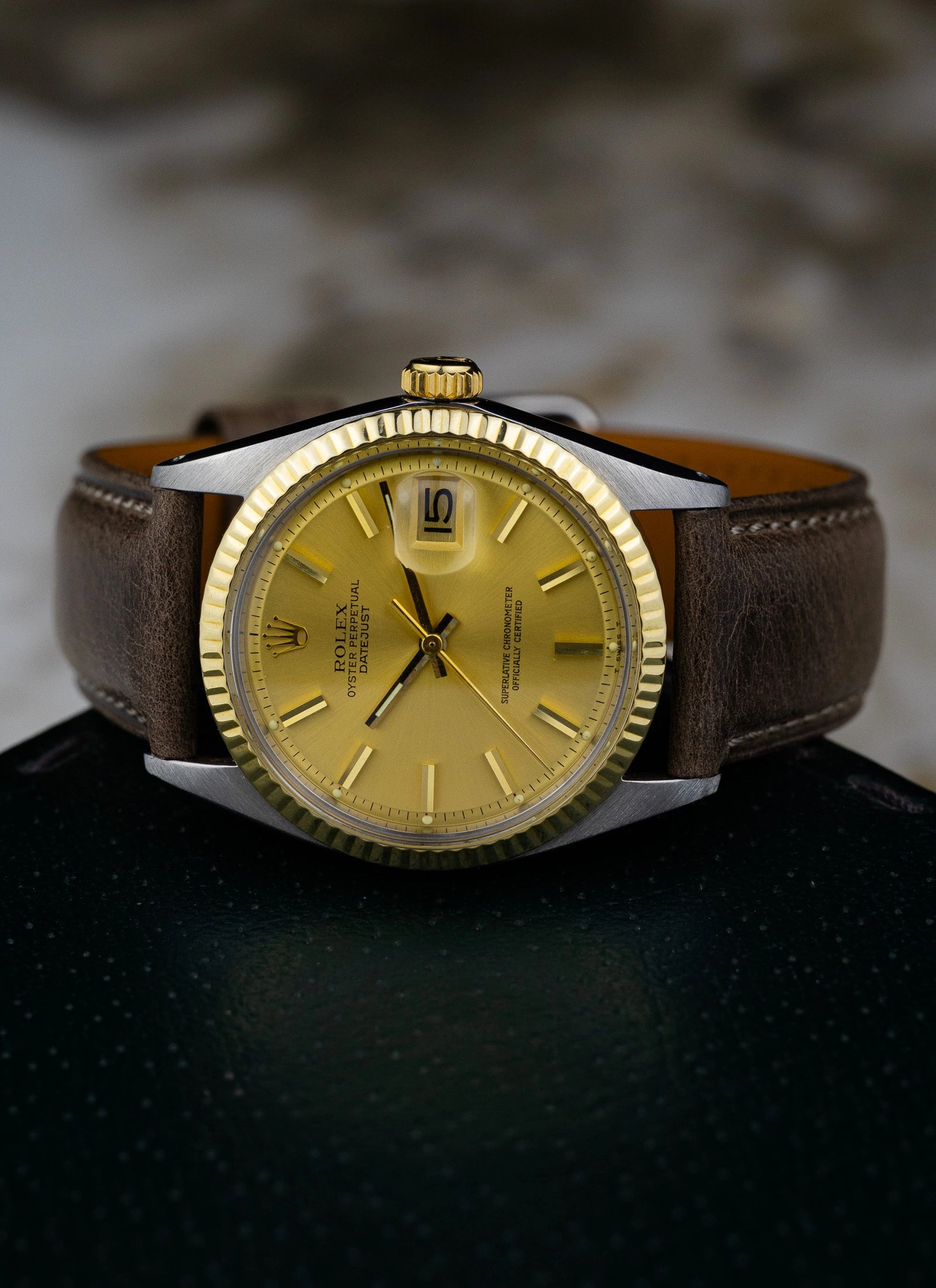 1976 Rolex Datejust 1601 Bicolor Champagne