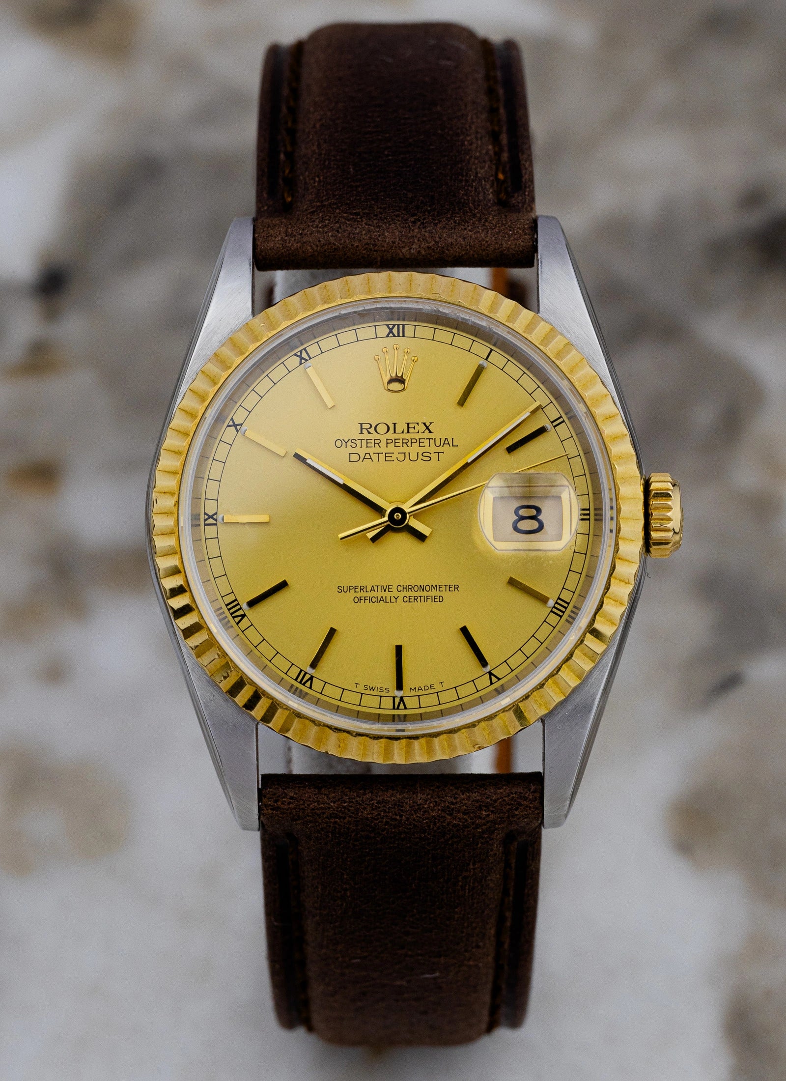 1995 Rolex Datejust Ref 16233 Champagne Dial