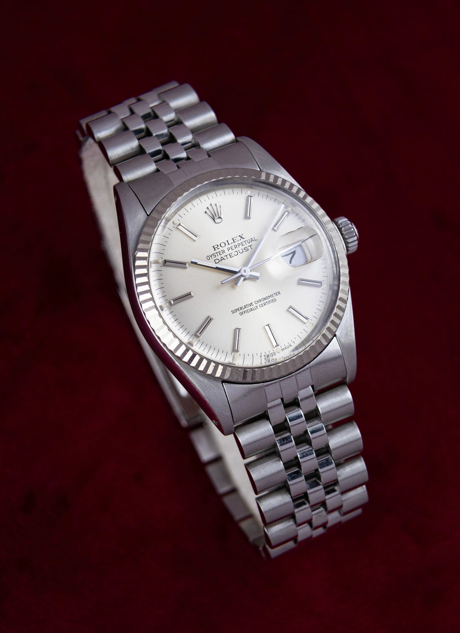 Pre-Order 1980s Rolex Datejust 16014 Silver