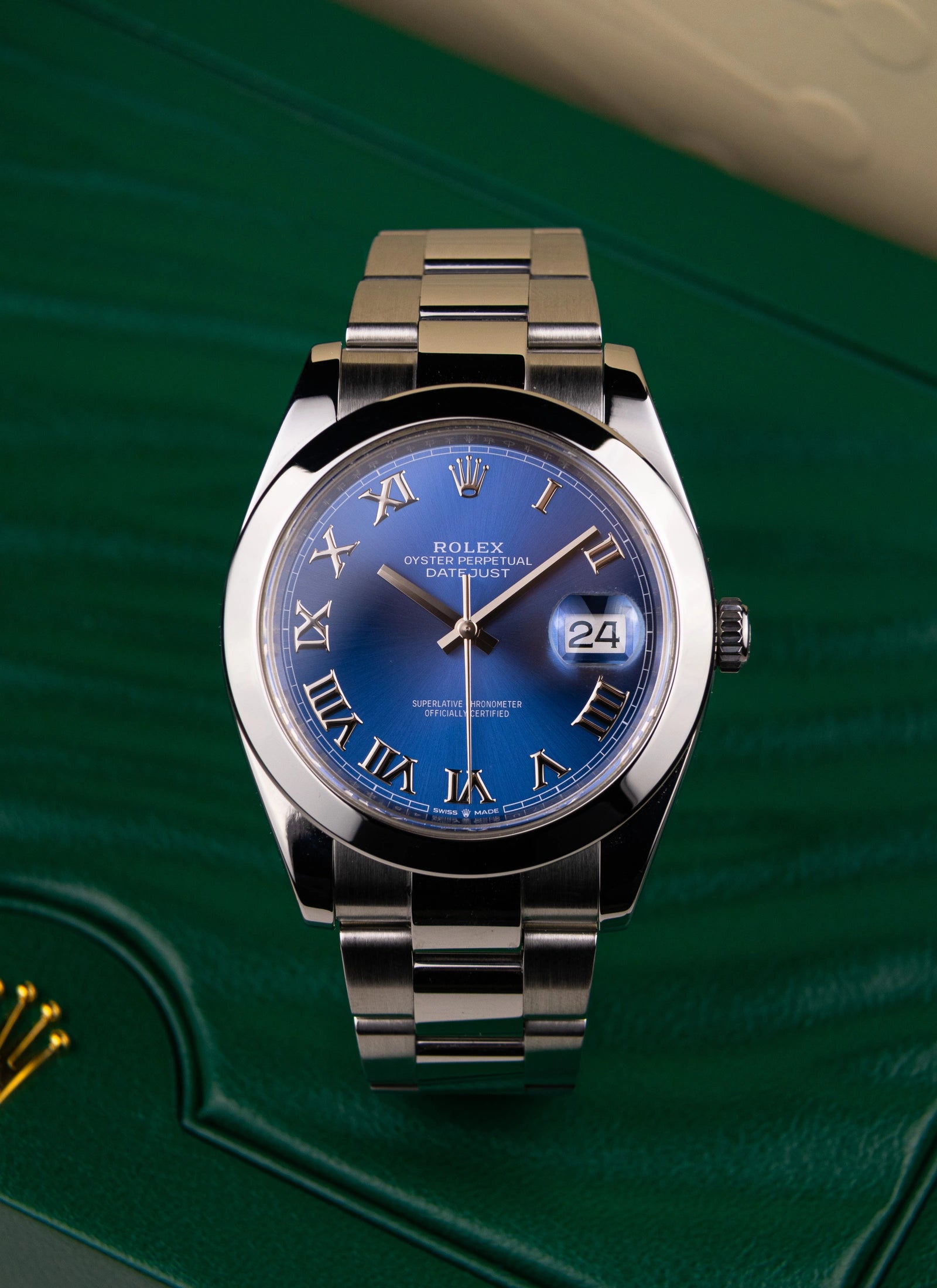 2019 Rolex Datejust 126300 2019 Azzurro Blue