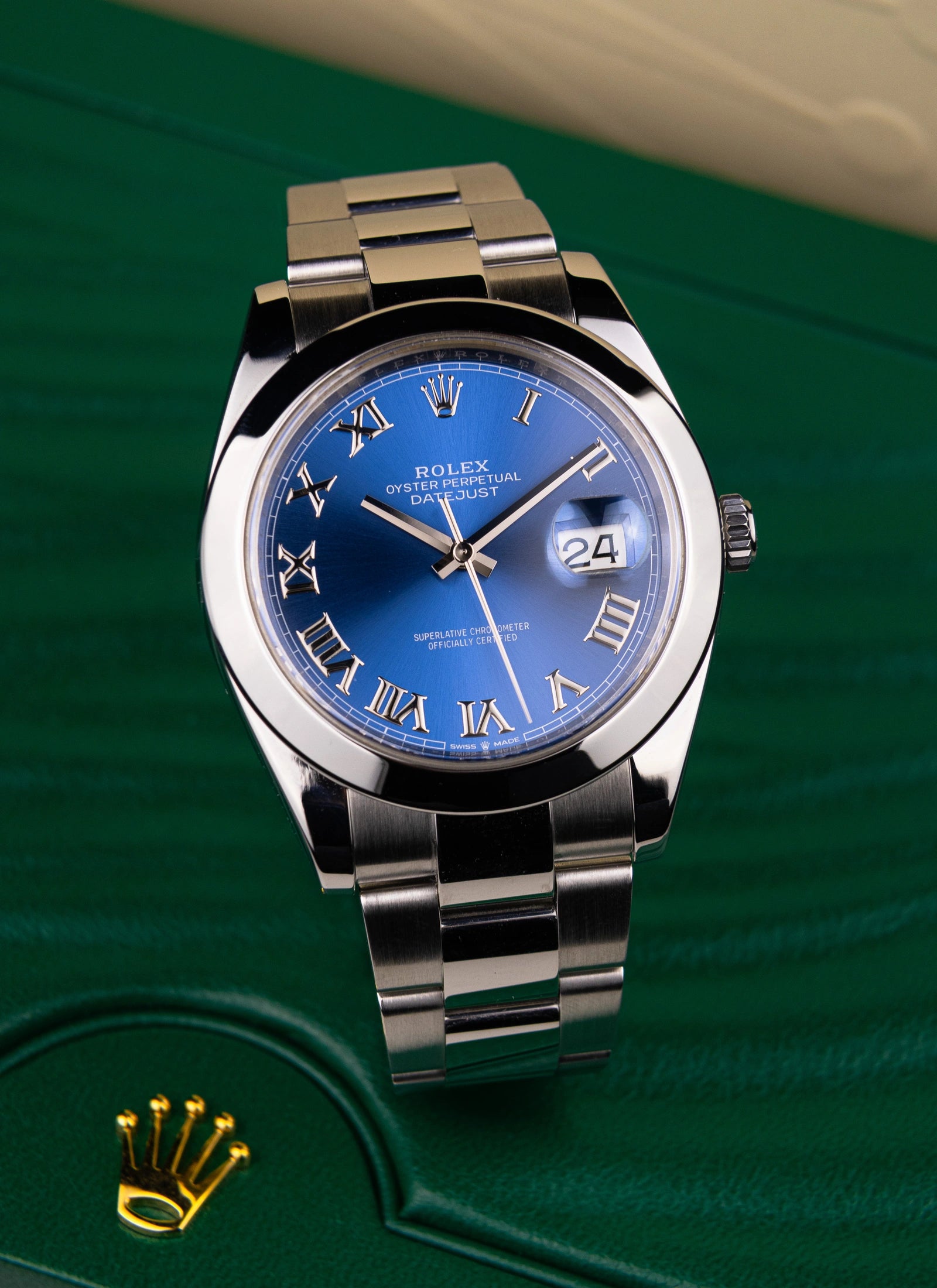 2019 Rolex Datejust 126300 2019 Azzurro Blue