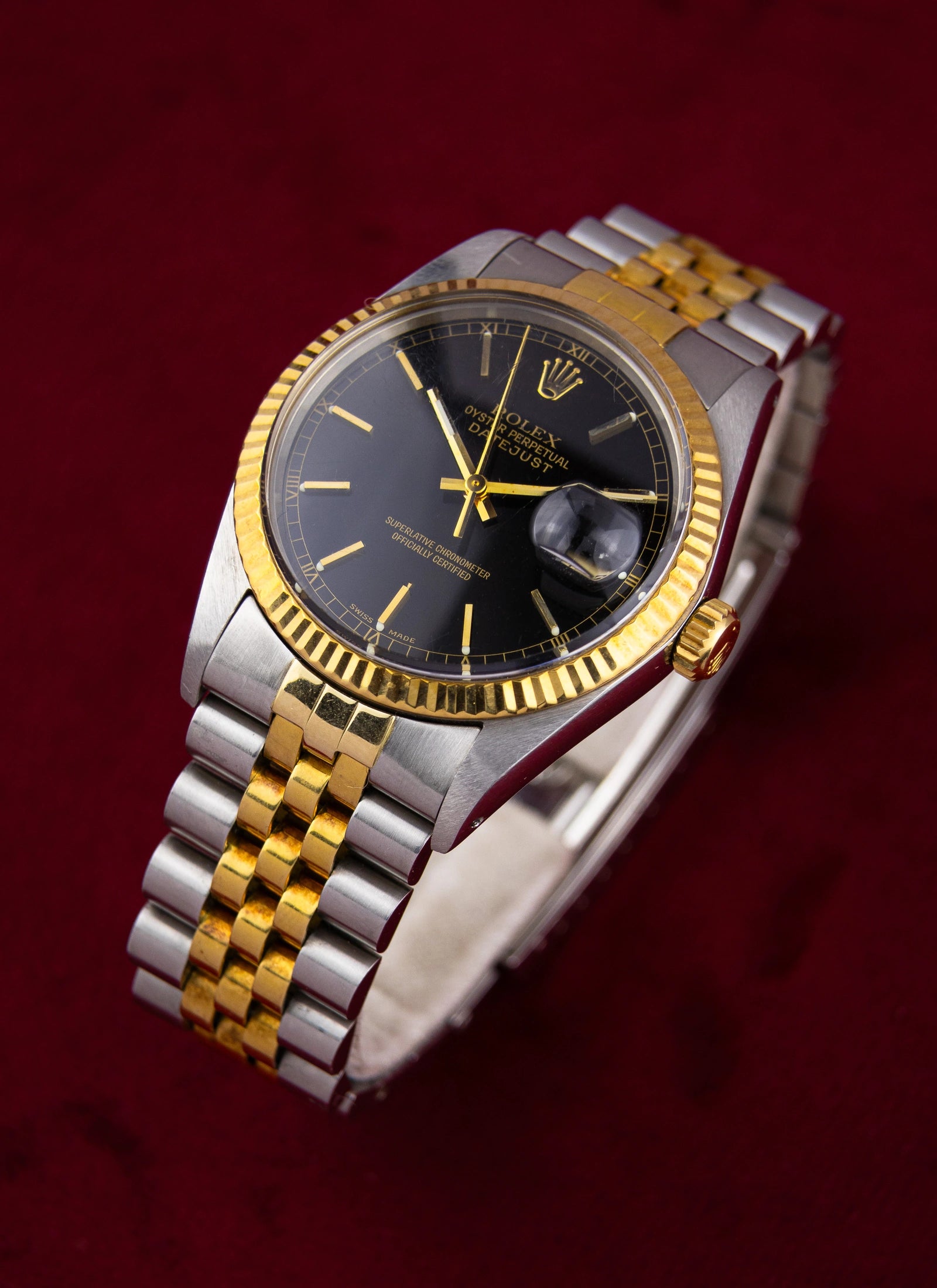 1976 Rolex Datejust 16013 Black Dial