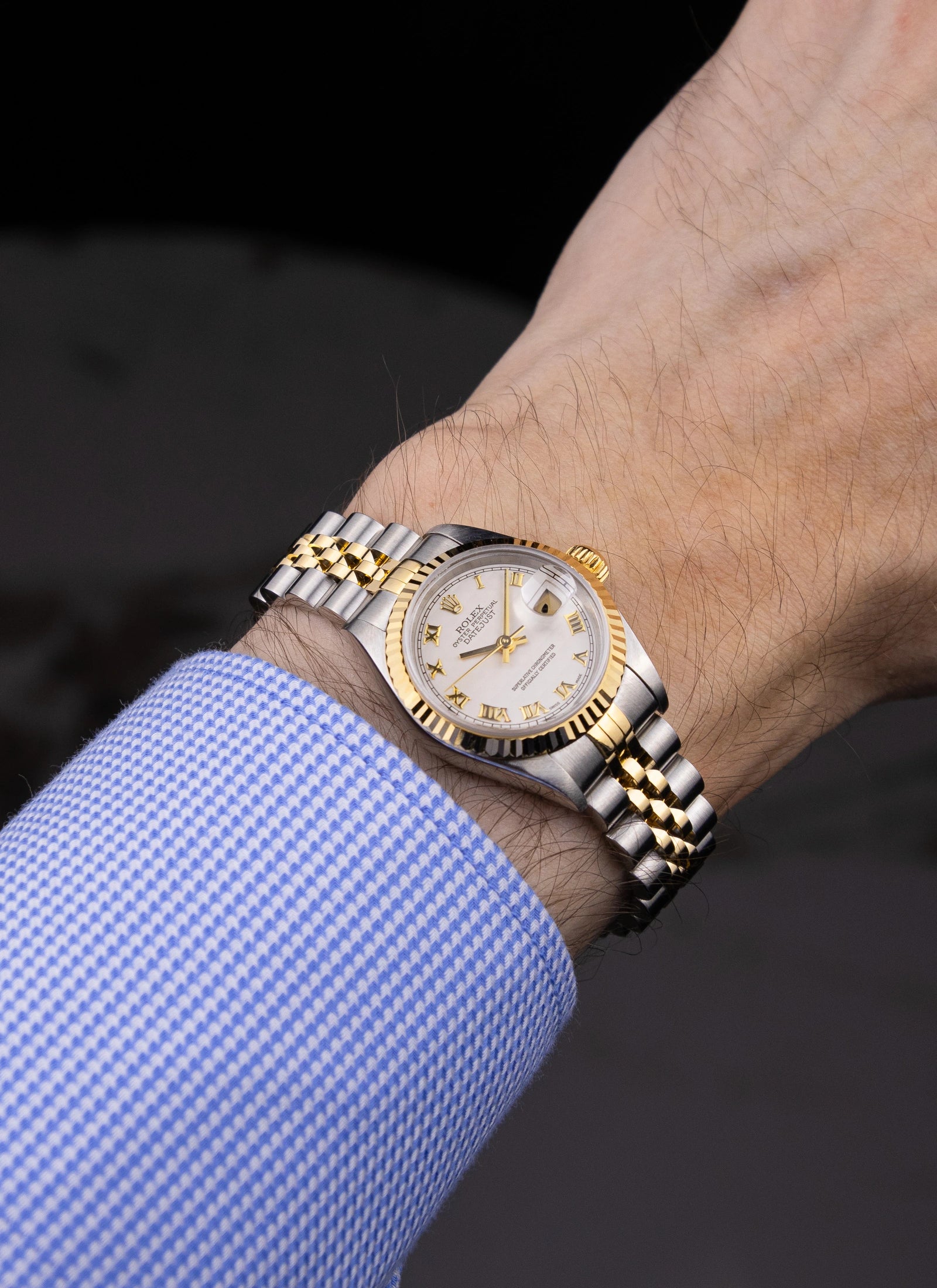 1999 Lady Rolex Datejust 79173 Pyramid Dial Full Set