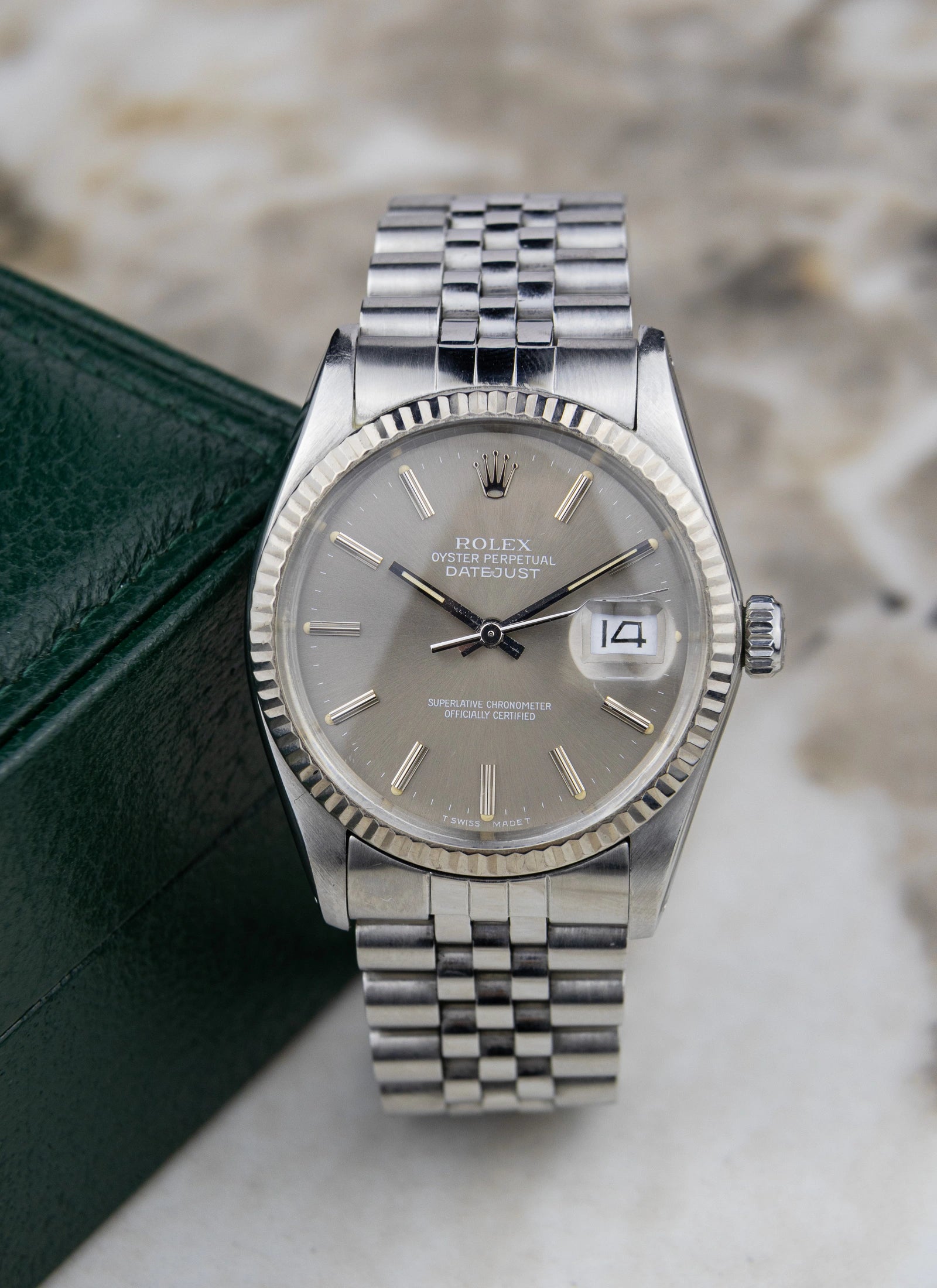 1984 Rolex Datejust 16014 Grey Ghost Dial