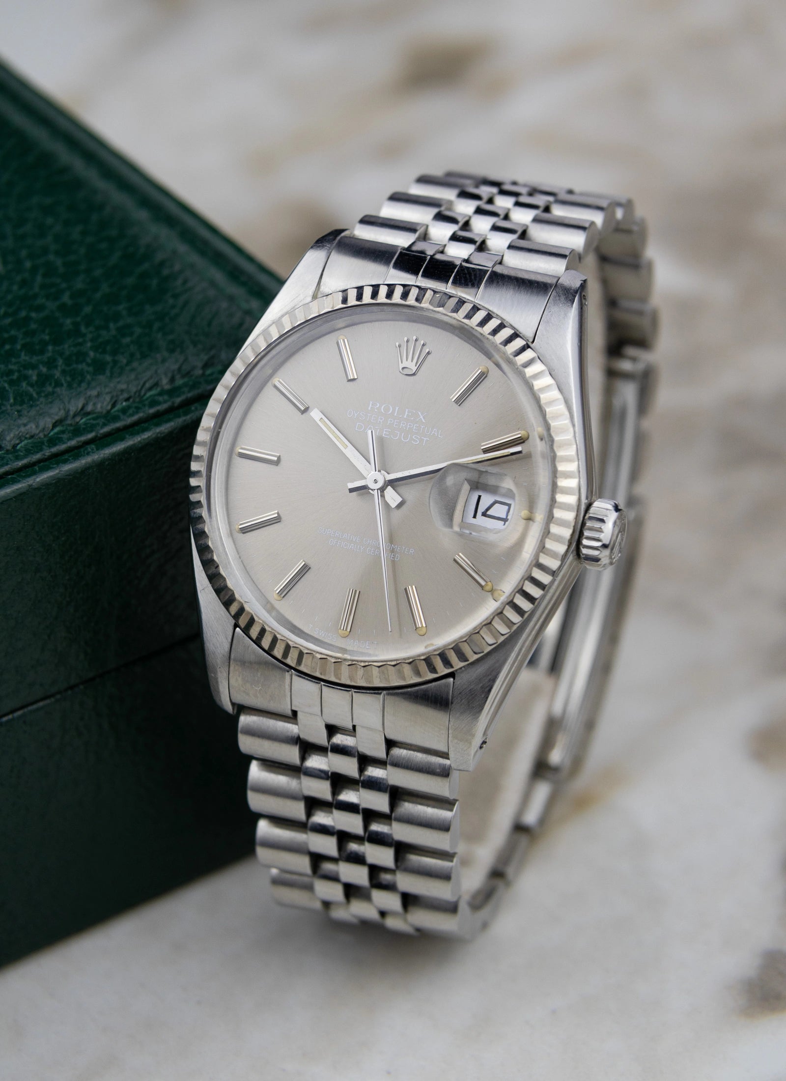 1984 Rolex Datejust 16014 Grey Ghost Dial