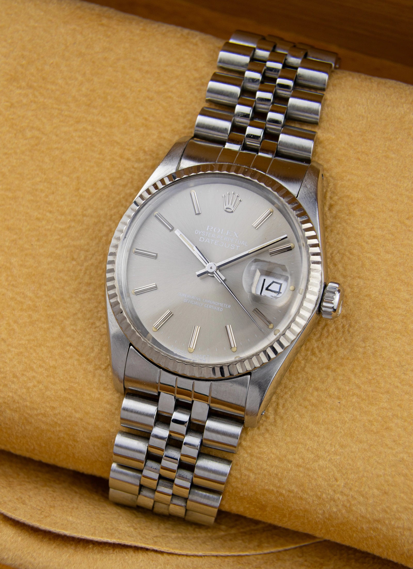 1984 Rolex Datejust 16014 Grey Ghost Dial