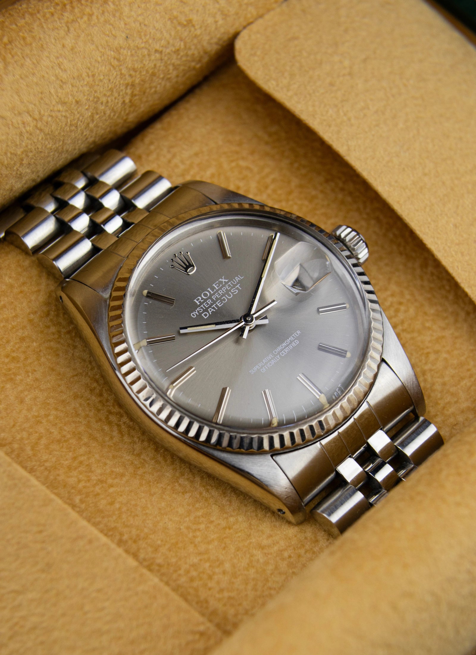 1984 Rolex Datejust 16014 Grey Ghost Dial