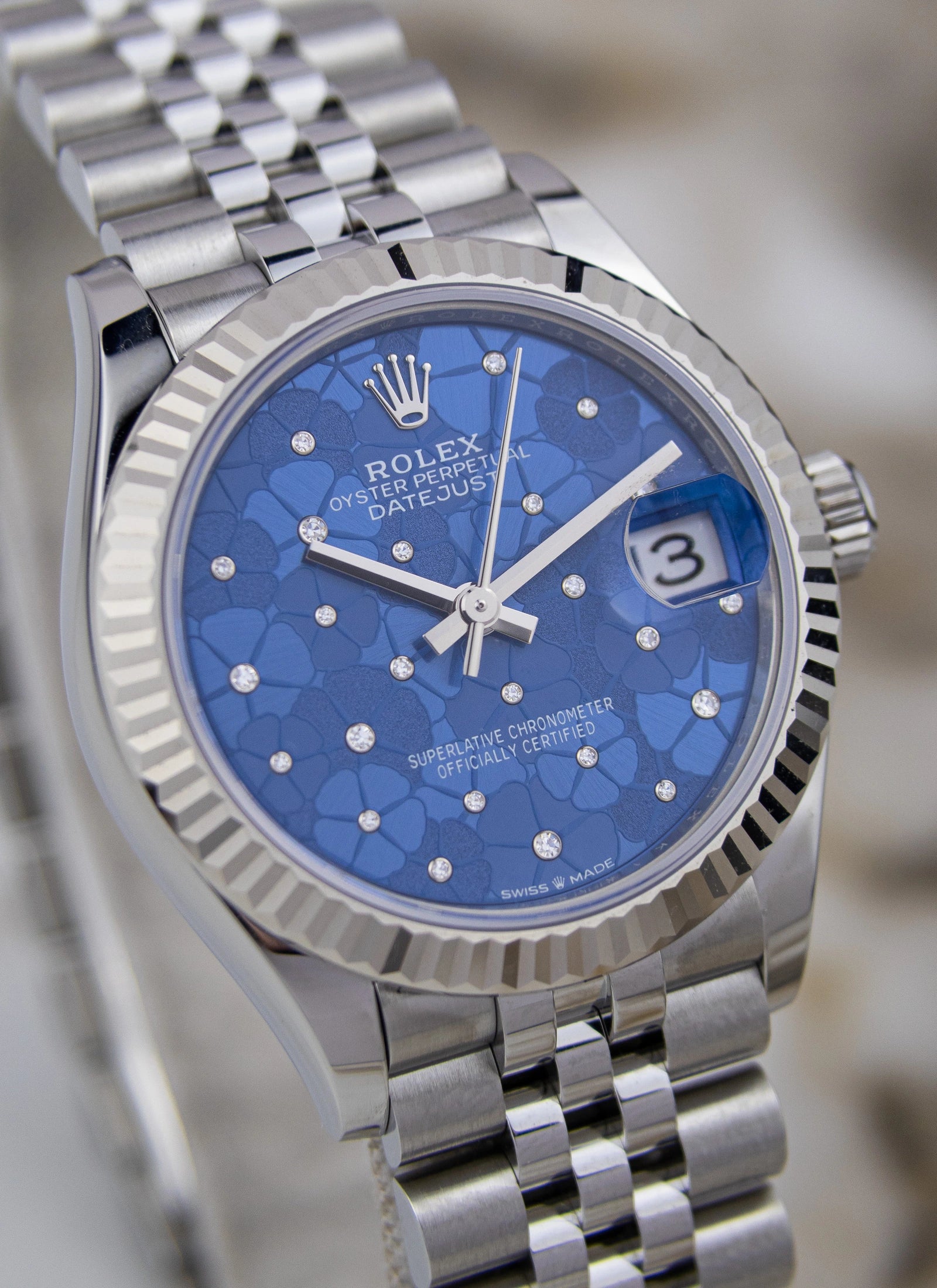 2024 Rolex Lady Datejust 31 Floral Motif Diamond Dial 278274 New