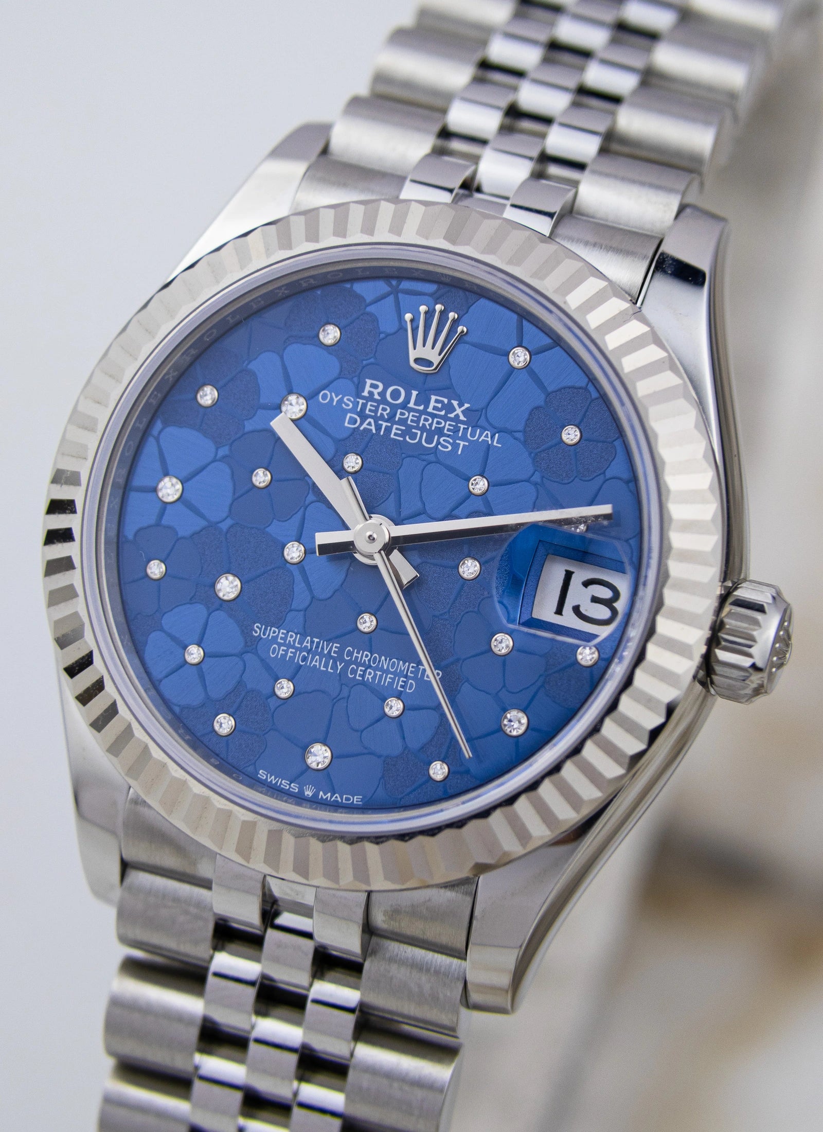 2024 Rolex Lady Datejust 31 Floral Motif Diamond Dial 278274 New