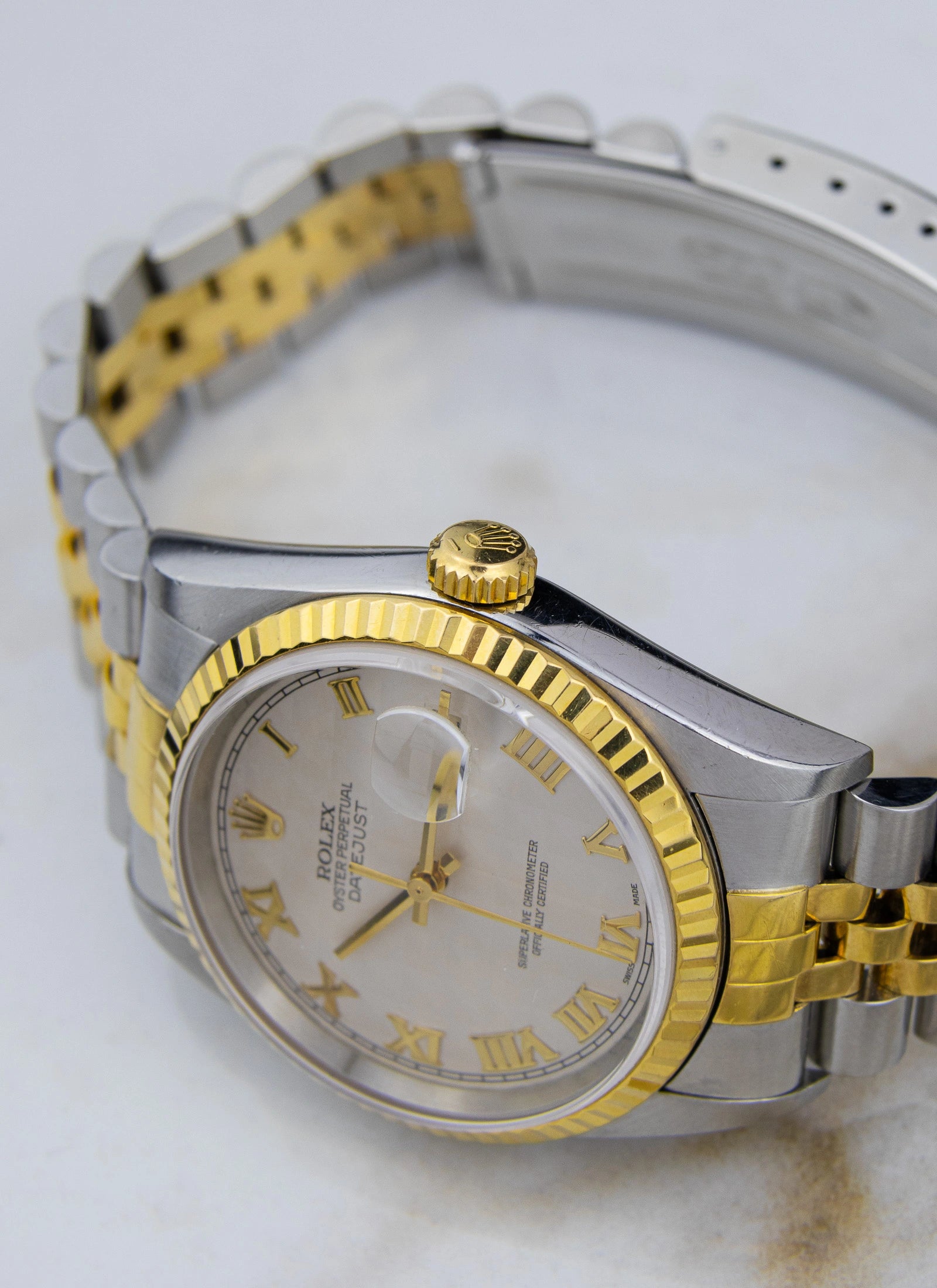 1999 Rolex Datejust 16233 Pyramid Dial Papers