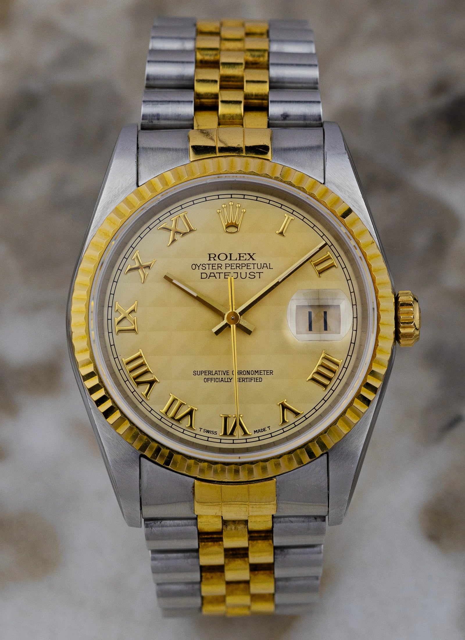 1994 Rolex Datejust Ref. 16233 Tropical Pyramid Dial